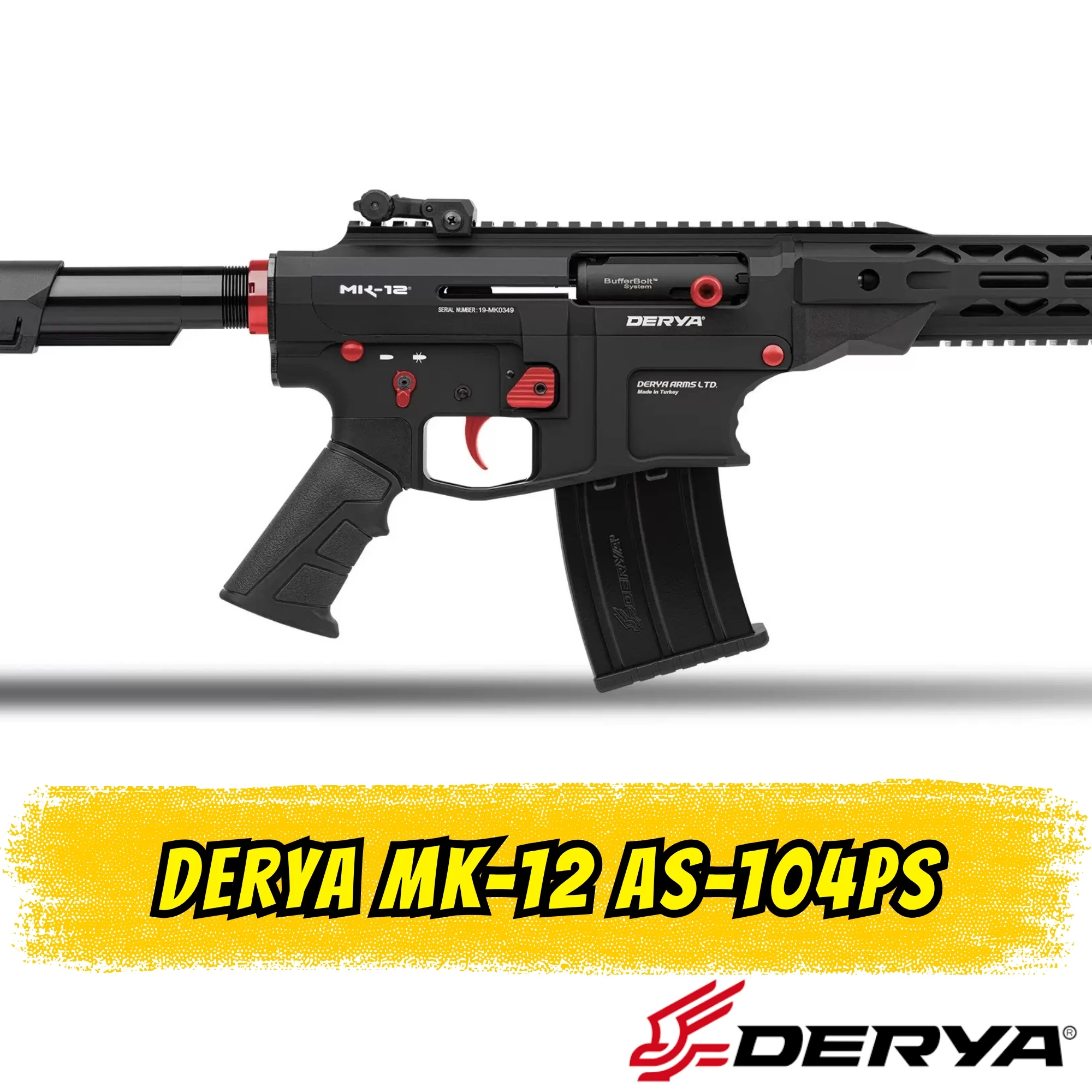 Derya MK-12 AS-104PS Şarjörlü Av Tüfeği (12 GA - 50 cm Namlu)