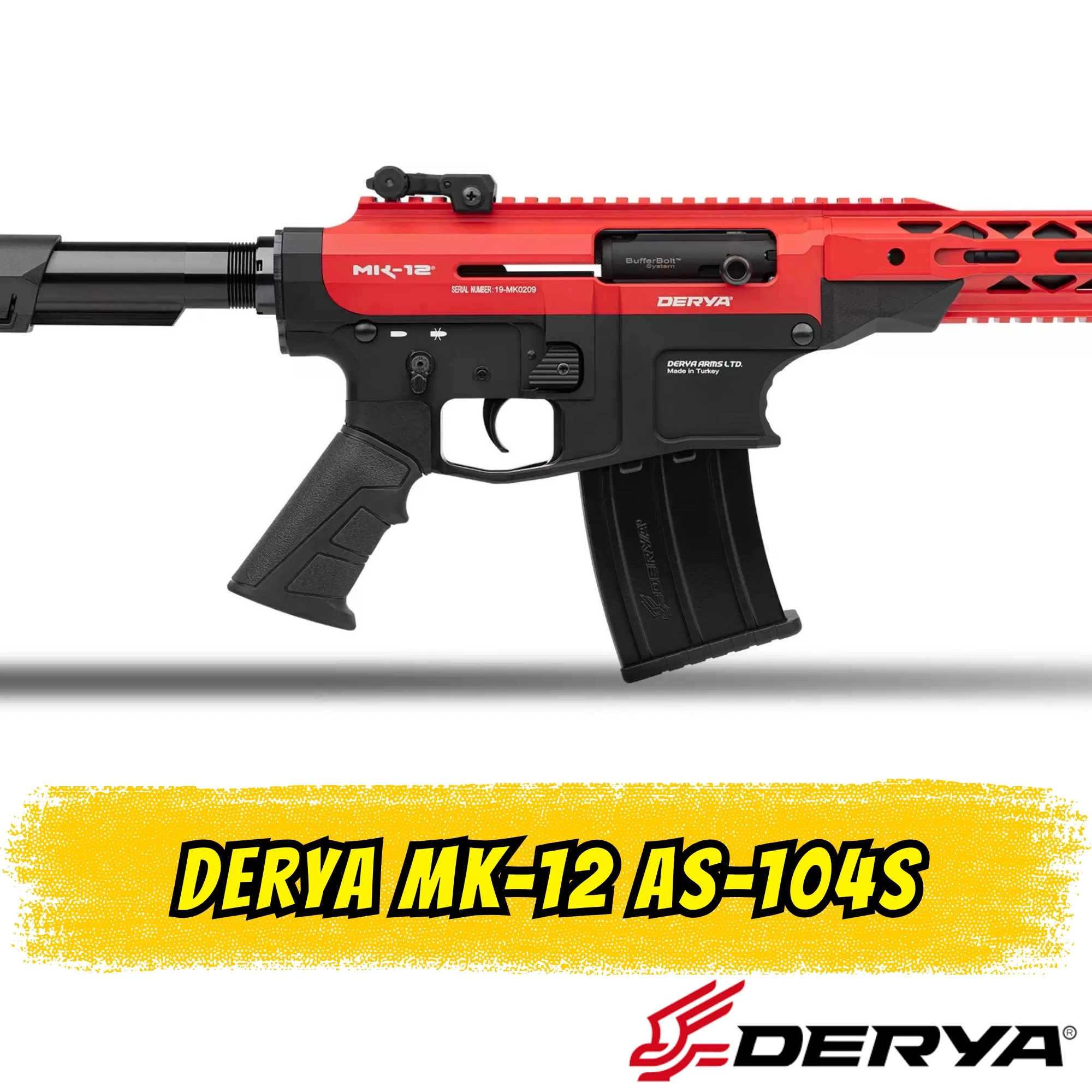 Derya MK-12 AS-104S Şarjörlü Av Tüfeği (12 GA - 50 cm Namlu)