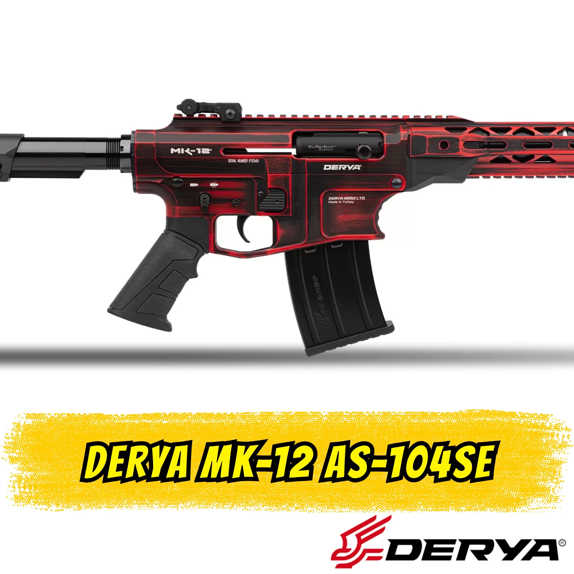 Derya MK-12 AS-104SE Şarjörlü Av Tüfeği (12 GA - 50 cm Namlu)