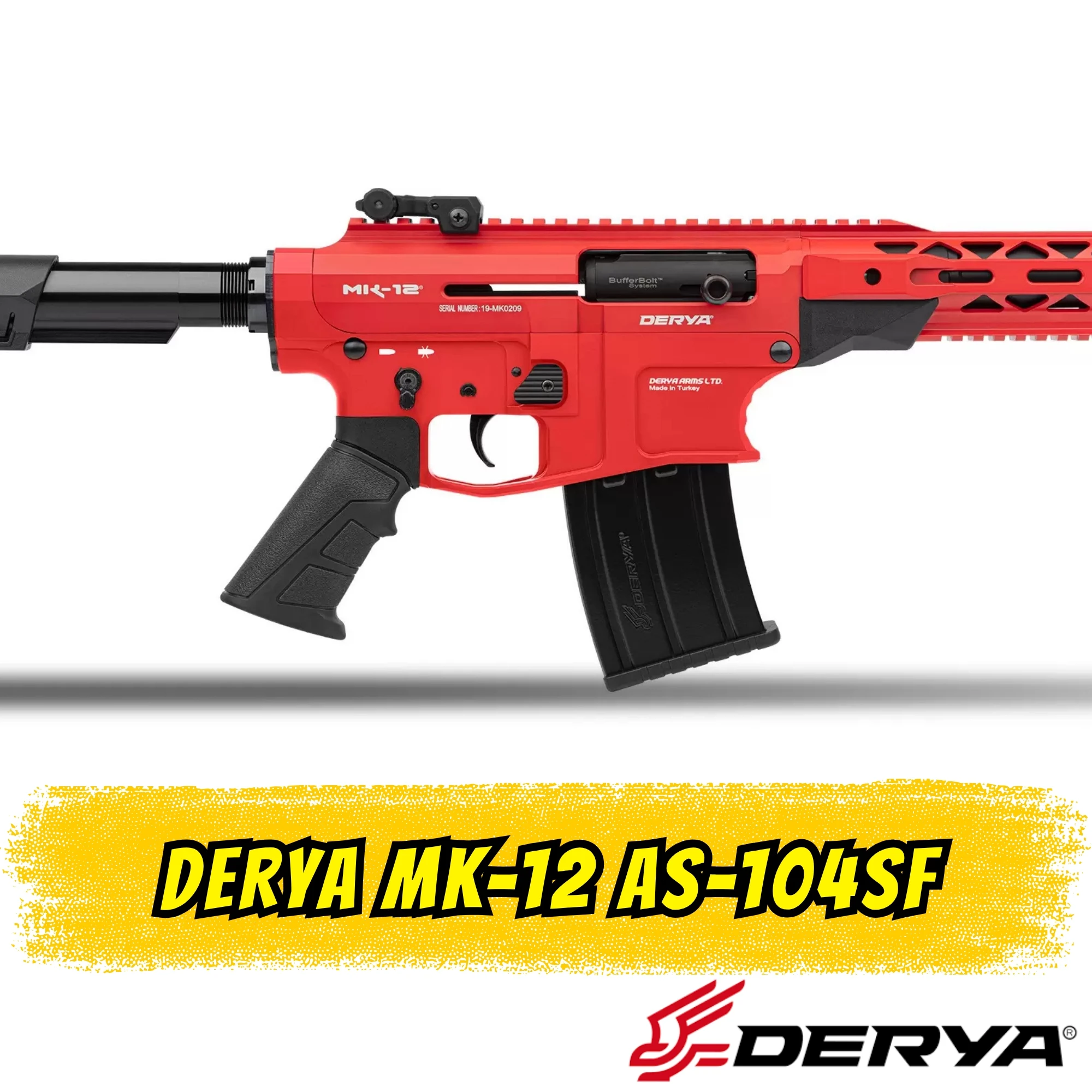 Derya MK-12 AS-104SF Şarjörlü Av Tüfeği (12 GA - 50 cm Namlu)
