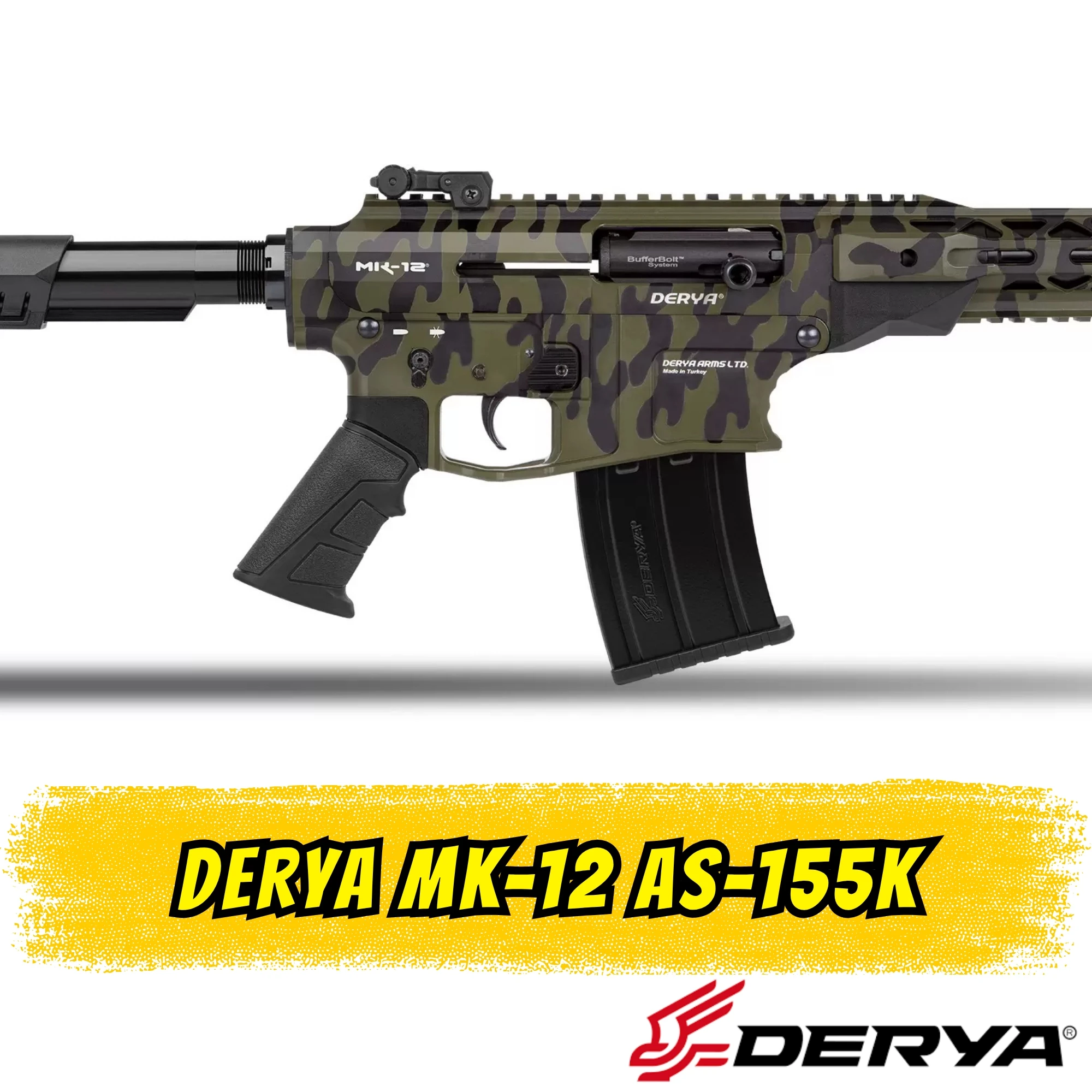 Derya MK-12 AS-155K Şarjörlü Av Tüfeği (12 GA - 50 cm Namlu)