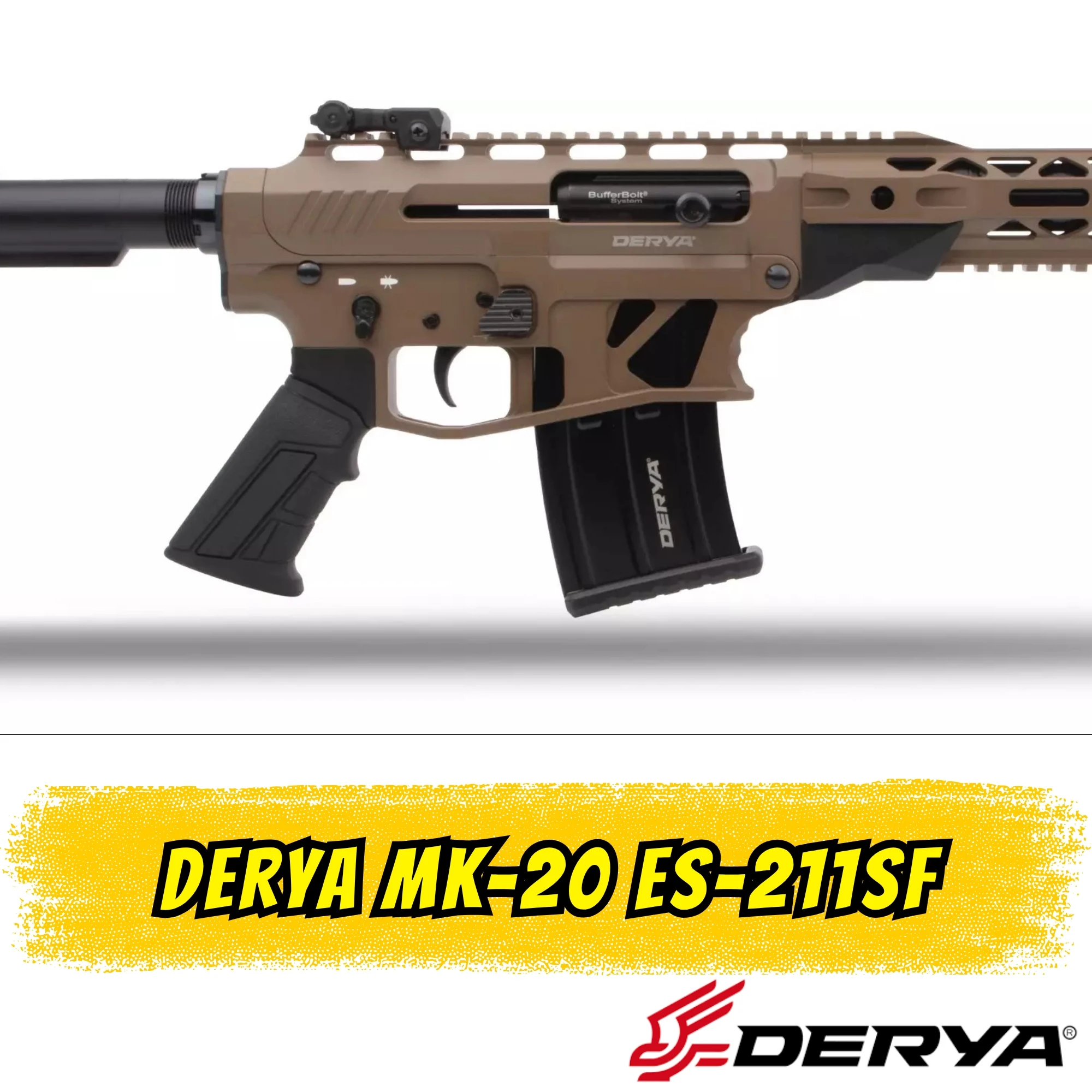 Derya MK-20 ES-211SF Şarjörlü Av Tüfeği (20 GA - 47 cm Namlu)