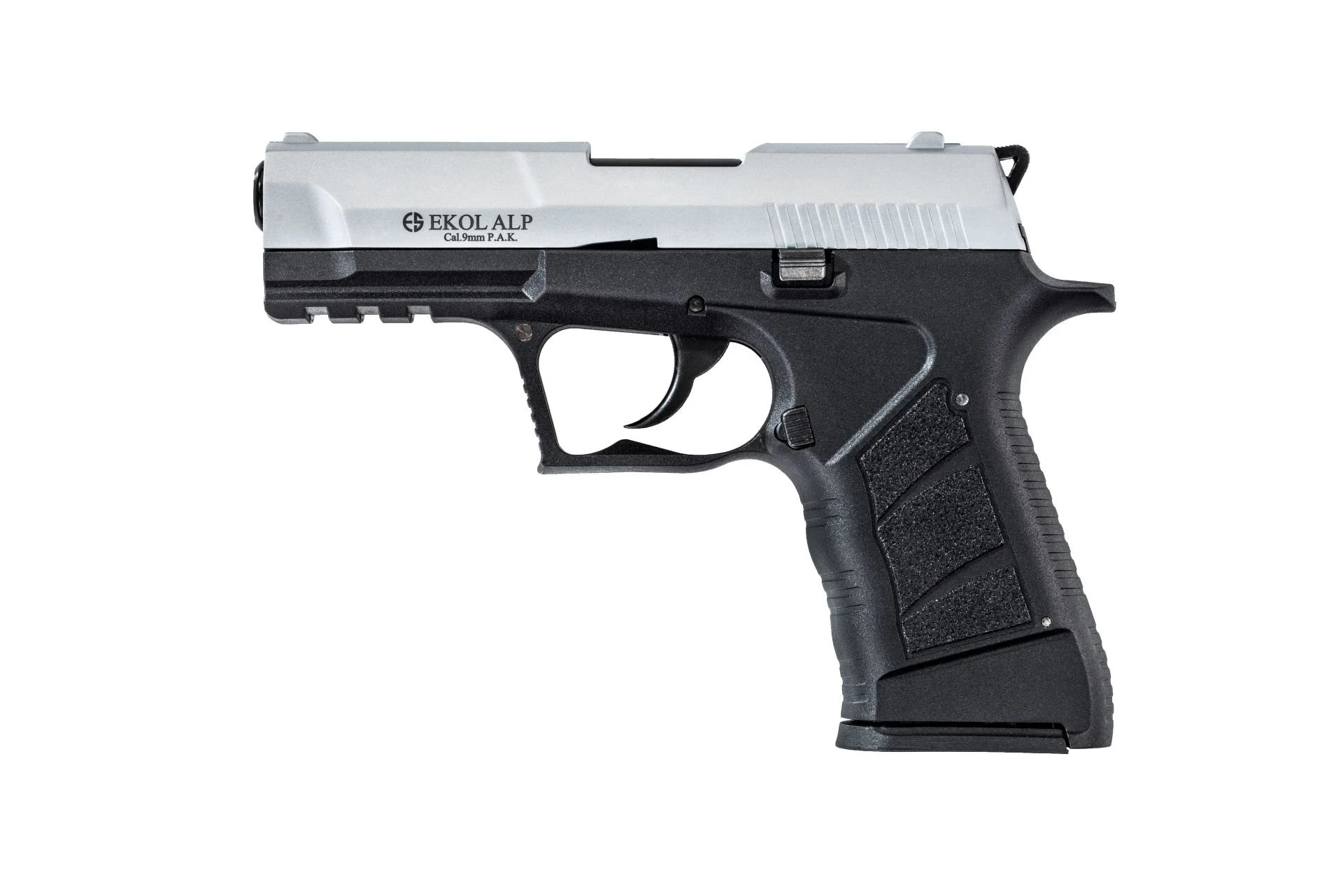 Ekol Alp Kurusıkı Ses Tabancası Beyaz (9 mm - 29 mm Slim Gövde - 610 g - 14/25 Şarjör Kapasiteli)