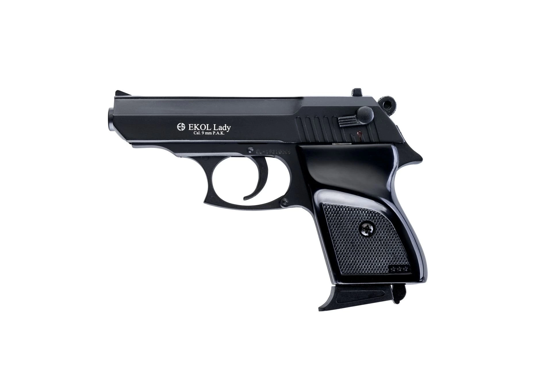 Ekol Lady Kurusıkı Ses Tabancası Siyah (9 mm - Ultra Compact - 572 g - 6+1 Şarjör Kapasiteli)