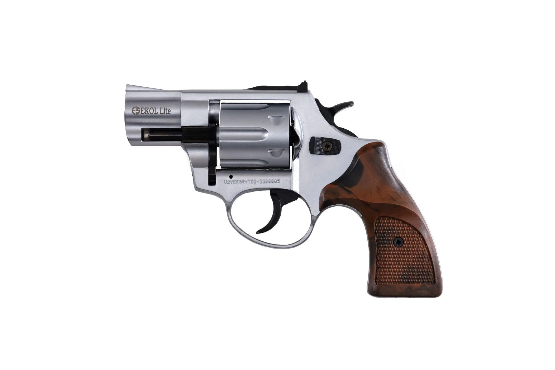 Ekol Lite Kurusıkı Ses Tabancası Beyaz (9 mm - Revolver Toplu Tabanca - 696 g - 6 Fişek Kapasiteli)