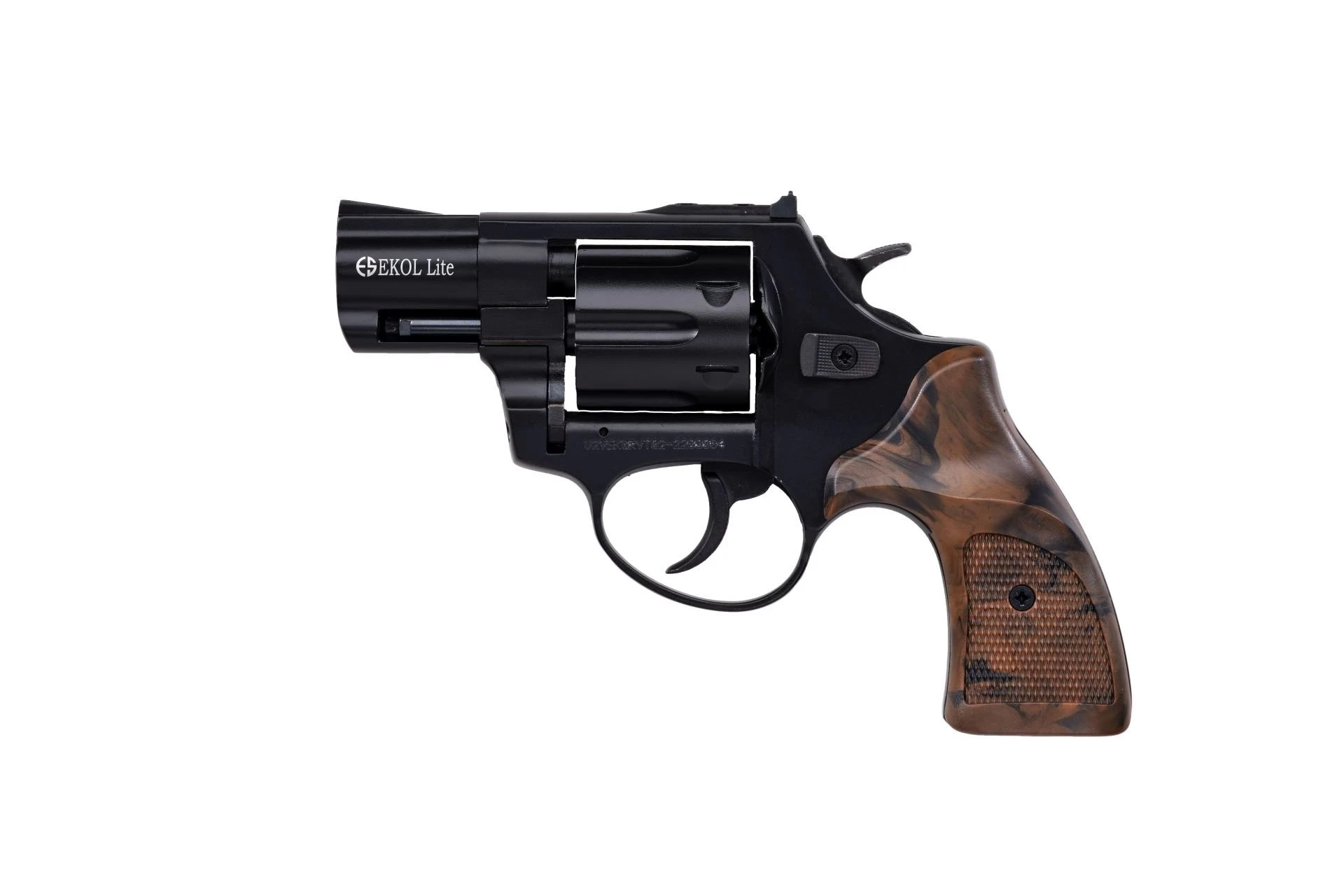 Ekol Lite Kurusıkı Ses Tabancası Mat Siyah (9 mm - Revolver Toplu Tabanca - 696 g - 6 Fişek Kapasiteli)