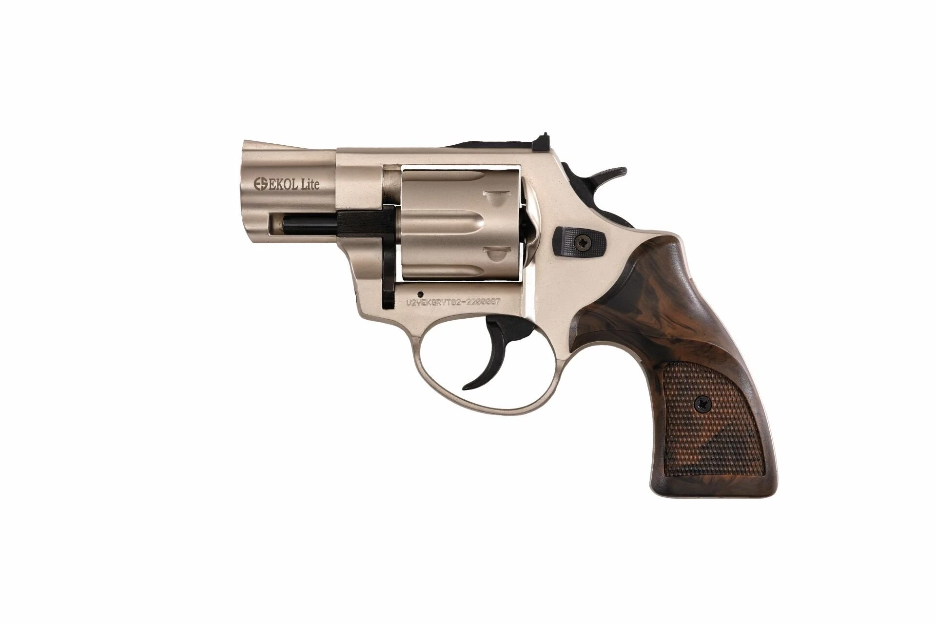 Ekol Lite Kurusıkı Ses Tabancası Saten (9 mm - Revolver Toplu Tabanca - 696 g - 6 Fişek Kapasiteli)
