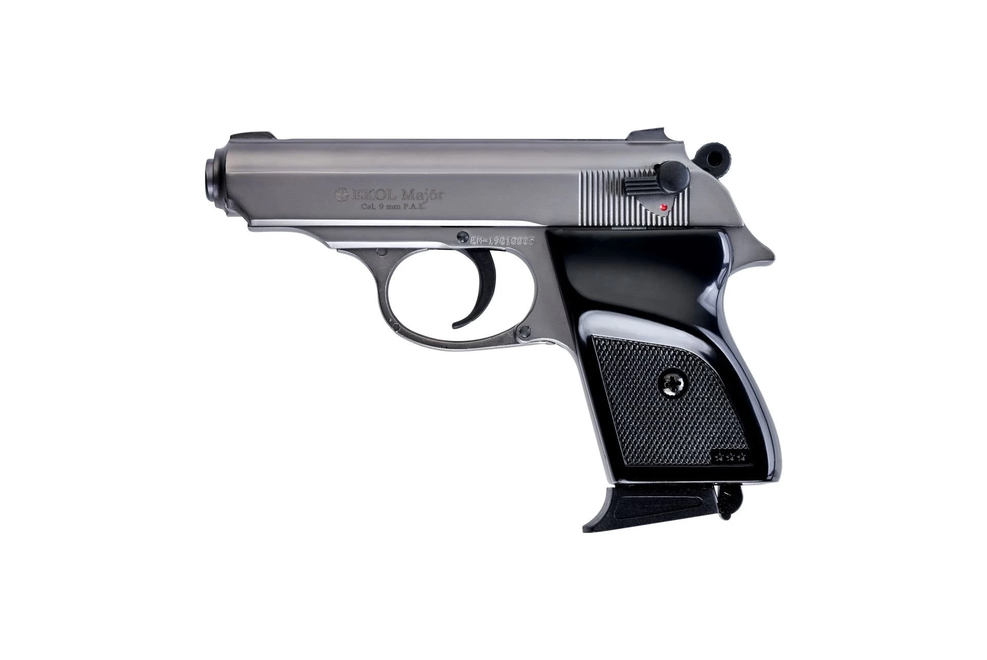 Ekol Majör Kurusıkı Ses Tabancası Füme (9 mm - Ultra Compact - 560 g - 6+1 Şarjör Kapasiteli)