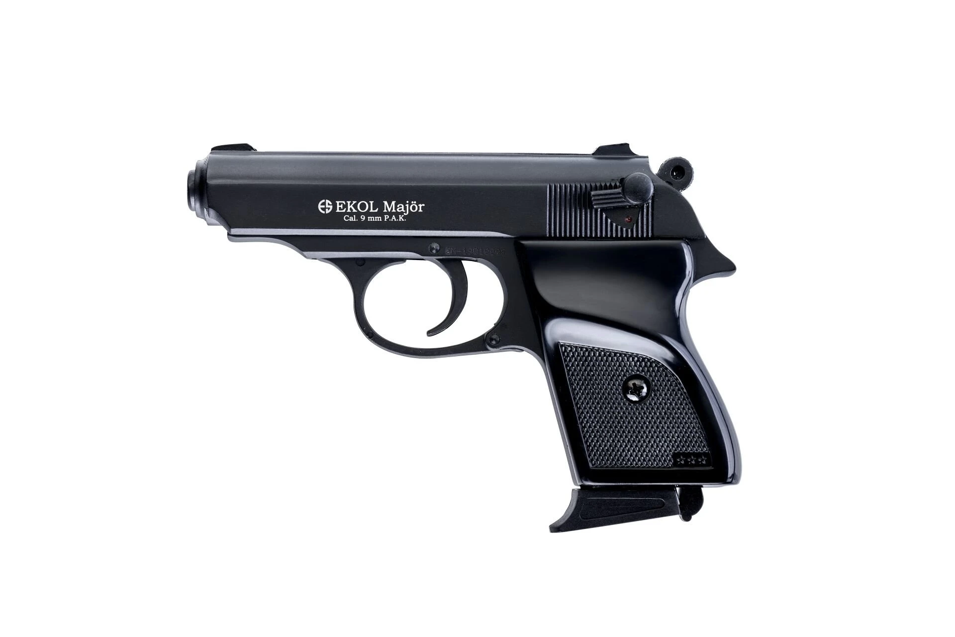 Ekol Majör Kurusıkı Ses Tabancası Siyah (9 mm - Ultra Compact - 560 g - 6+1 Şarjör Kapasiteli)