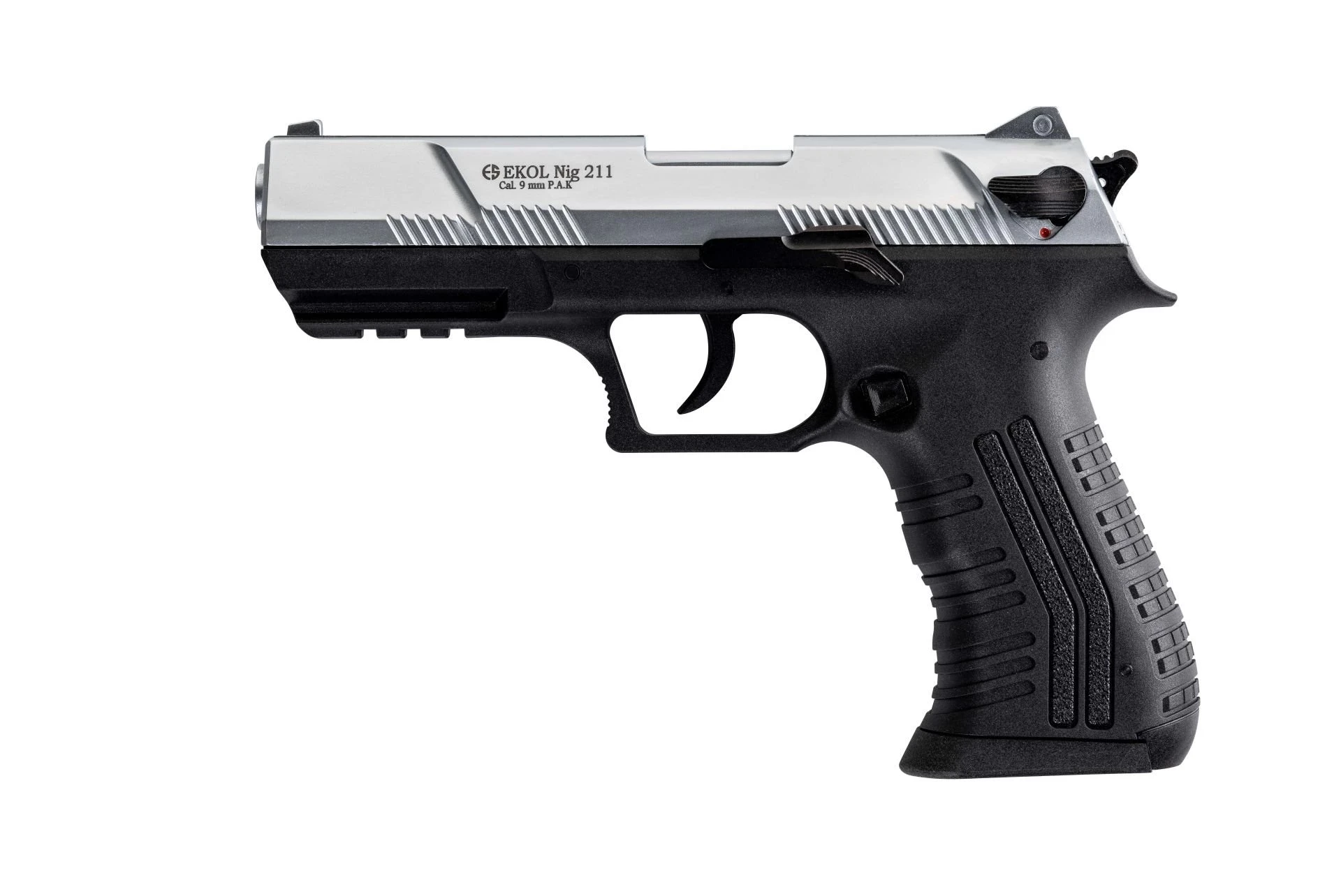Ekol Nig 211 Kurusıkı Ses Tabancası Beyaz (9 mm - Compact Gövde - 14/25 Şarjör Kapasiteli)