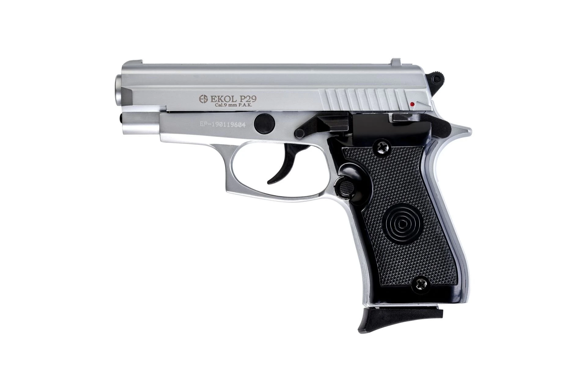 Ekol P29 Kurusıkı Ses Tabancası Beyaz (9 mm - Compact Gövde - 8+1 Şarjör Kapasiteli)