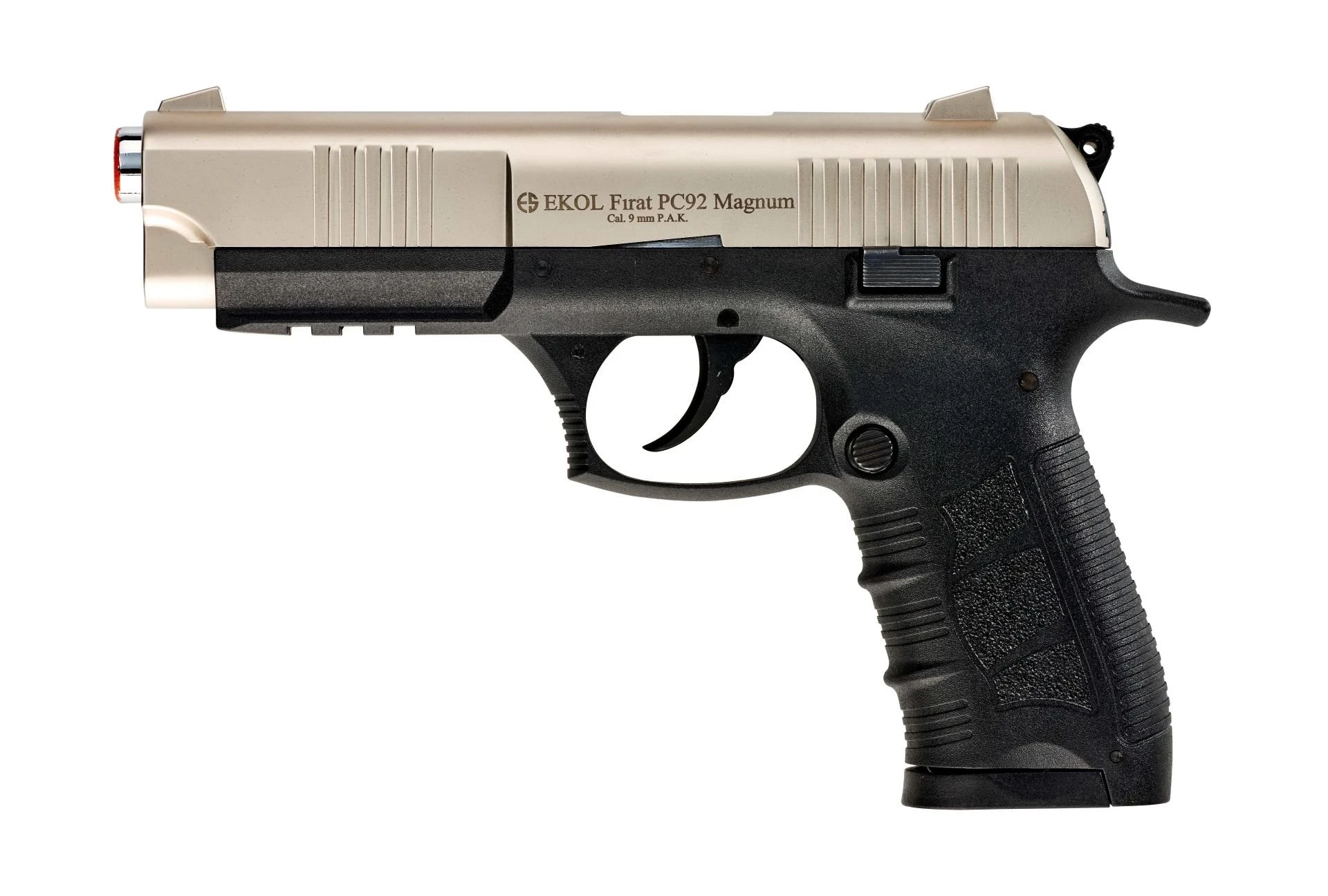 Ekol Fırat PC 92 Kurusıkı Ses Tabancası Saten (9 mm - 17/25 Şarjör Kapasiteli)