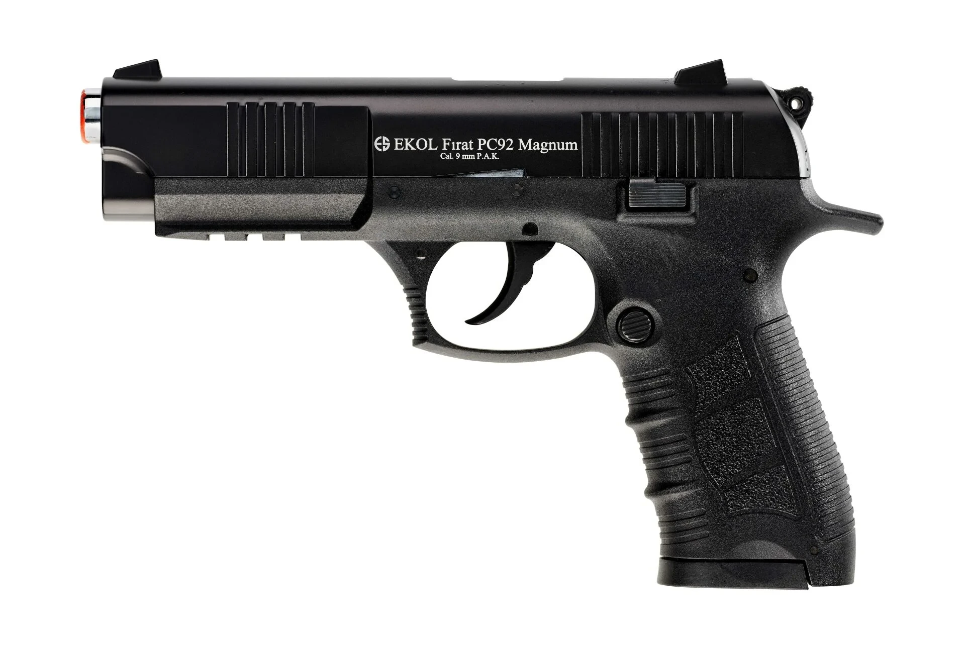 Ekol Fırat PC 92 Kurusıkı Ses Tabancası Siyah (9 mm - 17/25 Şarjör Kapasiteli)