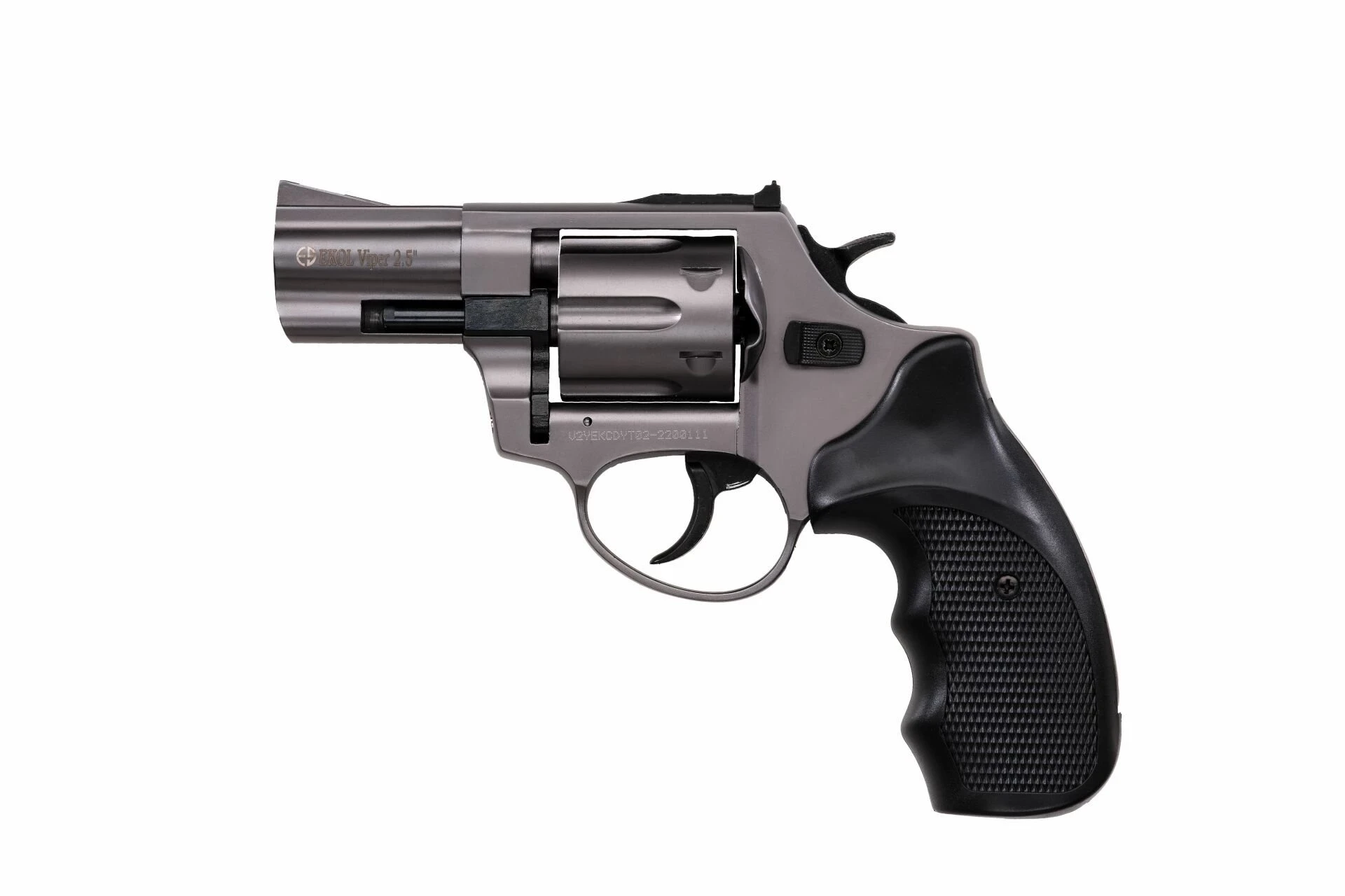 Ekol Viper 2.5 Kurusıkı Ses Tabancası Mat Siyah (9 mm - Revolver Toplu Tabanca - 6 Fişek Kapasiteli)