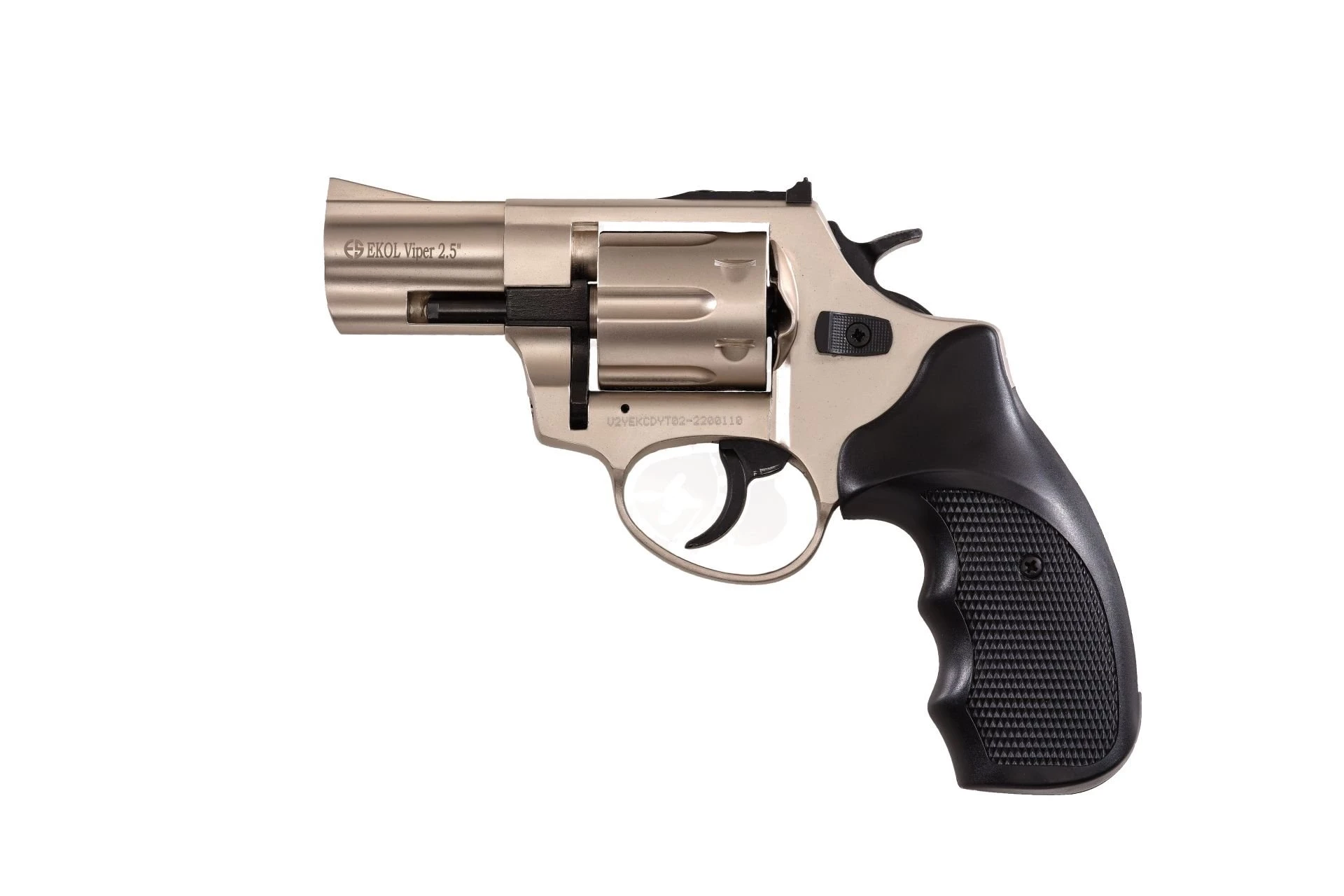 Ekol Viper 2.5 Kurusıkı Ses Tabancası Saten (9 mm - Revolver Toplu Tabanca - 6 Fişek Kapasiteli)