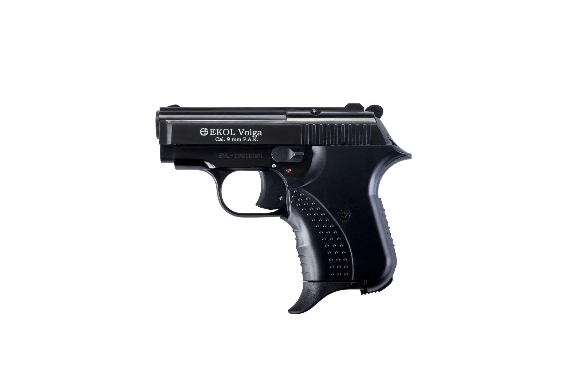 Ekol Volga Kurusıkı Ses Tabancası Siyah (9 mm - Compact Gövde - 610 g - 6+1 Şarjör Kapasiteli