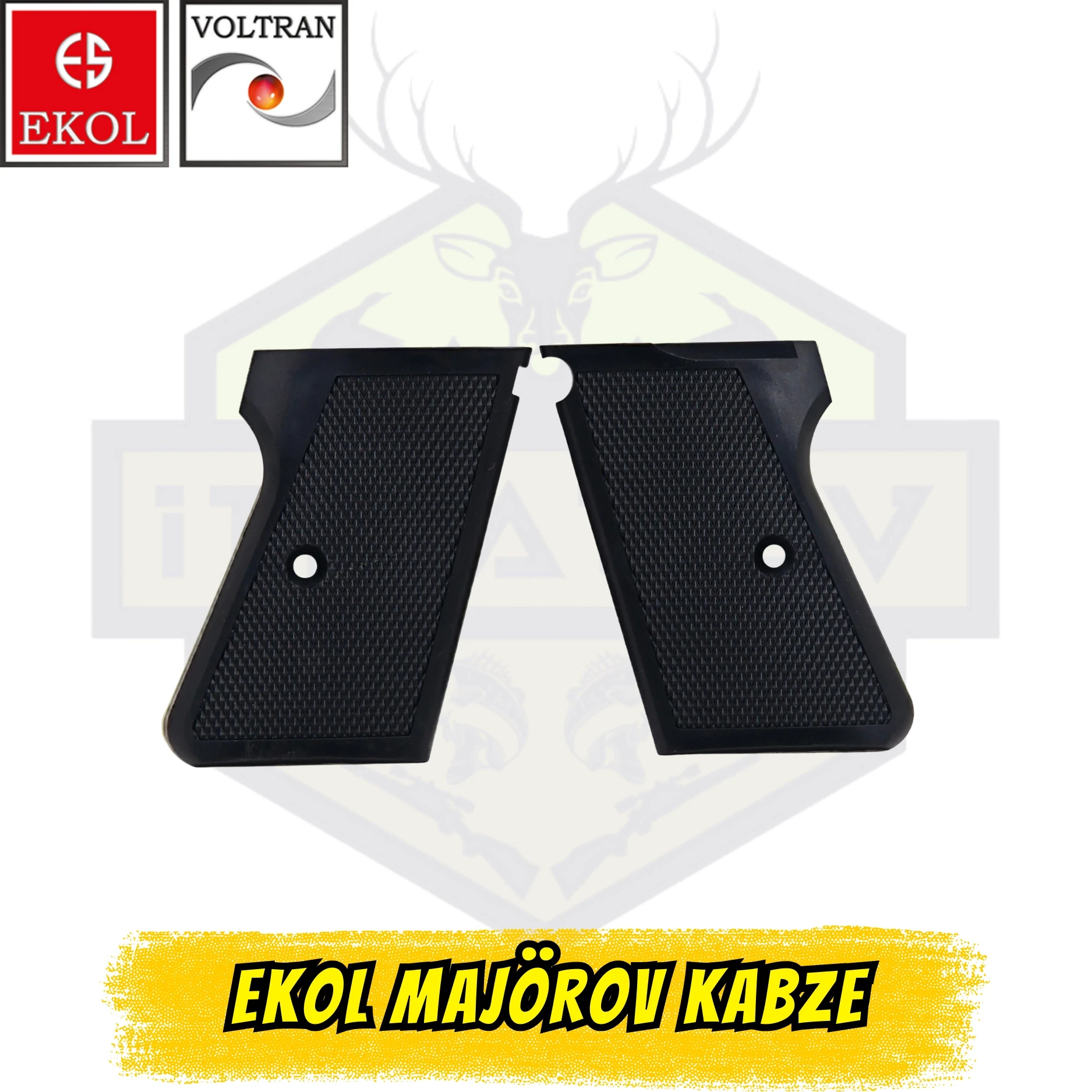 Ekol Majorov Orijinal Yedek Kabze - Taktik Siyah Polimer
