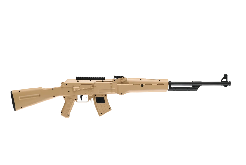 Ekol Voltran AK 6.35 mm Havalı Tüfek Çöl Sarı (280 m/s Çıkış Hızı - Kompakt Ergonomik Gövde)