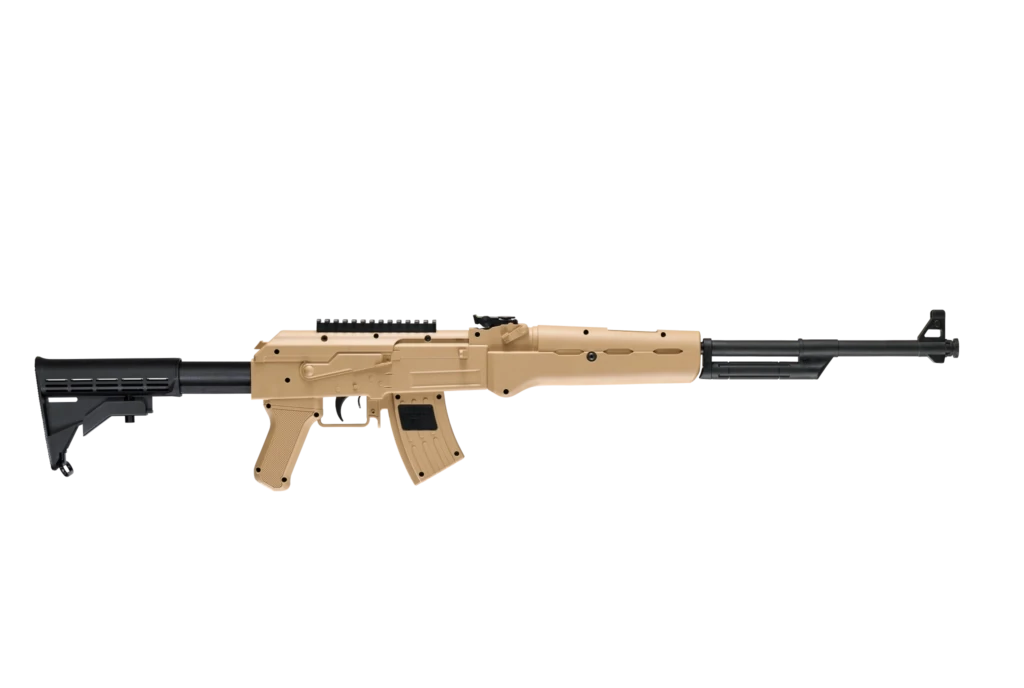 Ekol Voltran AKL 6.35 mm Havalı Tüfek Çöl Sarı (280 m/s Çıkış Hızı - Ultra Kompakt Ergonomik Gövde)