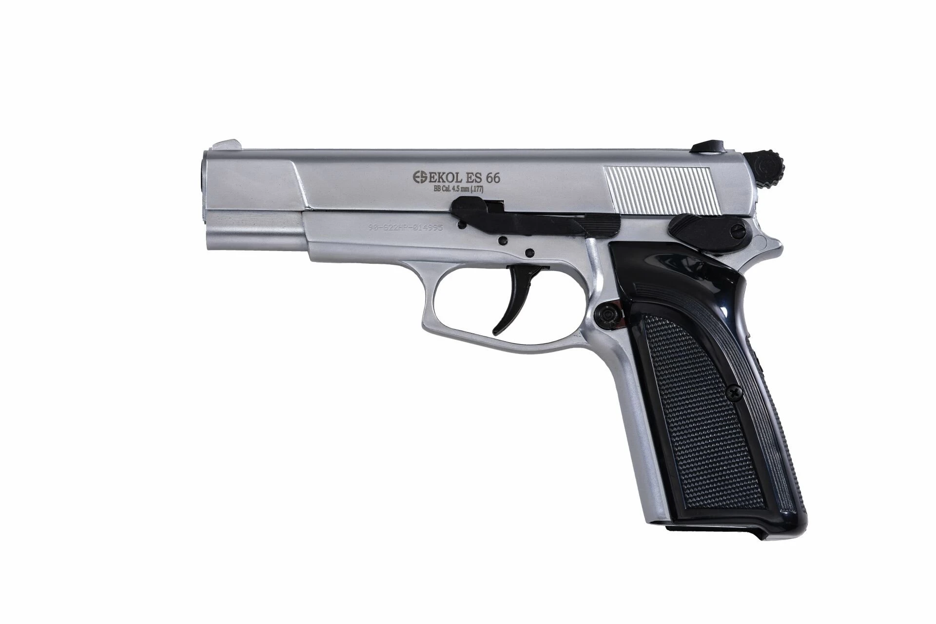 Ekol Voltran ES 66 Havalı Tabanca Beyaz (4.5 mm BB - 995 g Full Metal Gövde - 150 m/s Çıkış Hızı)