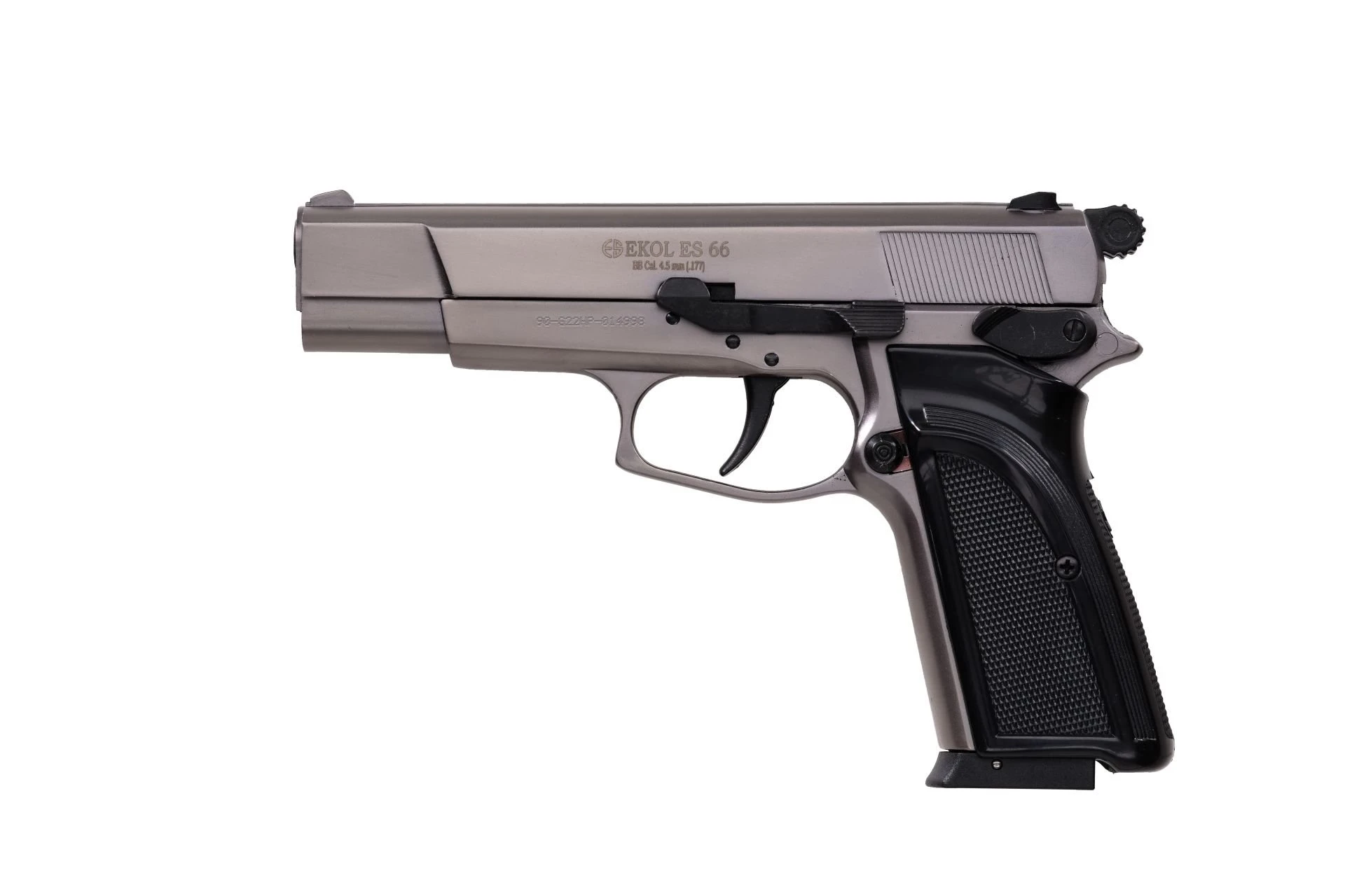 Ekol Voltran ES 66 Havalı Tabanca Füme (4.5 mm BB - 995 g Full Metal Gövde - 150 m/s Çıkış Hızı)