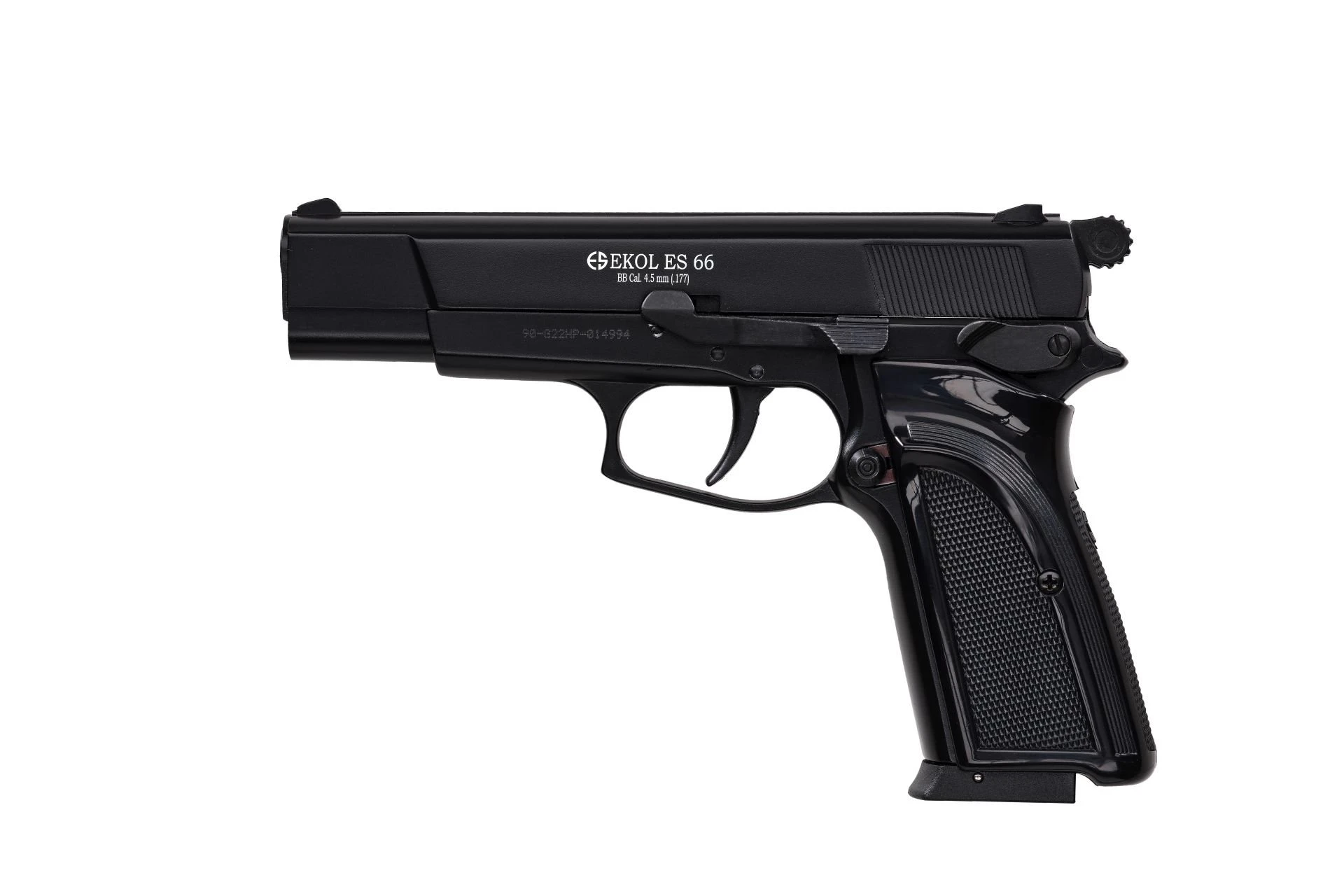 Ekol Voltran ES 66 Havalı Tabanca Mat Siyah (4.5 mm BB - 995 g Full Metal Gövde - 150 m/s Çıkış Hızı)