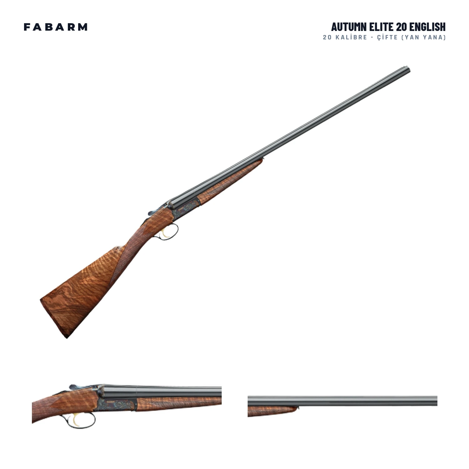 FABARM AUTUMN ELITE 20 ENGLISH ÇİFTE AV TÜFEĞİ