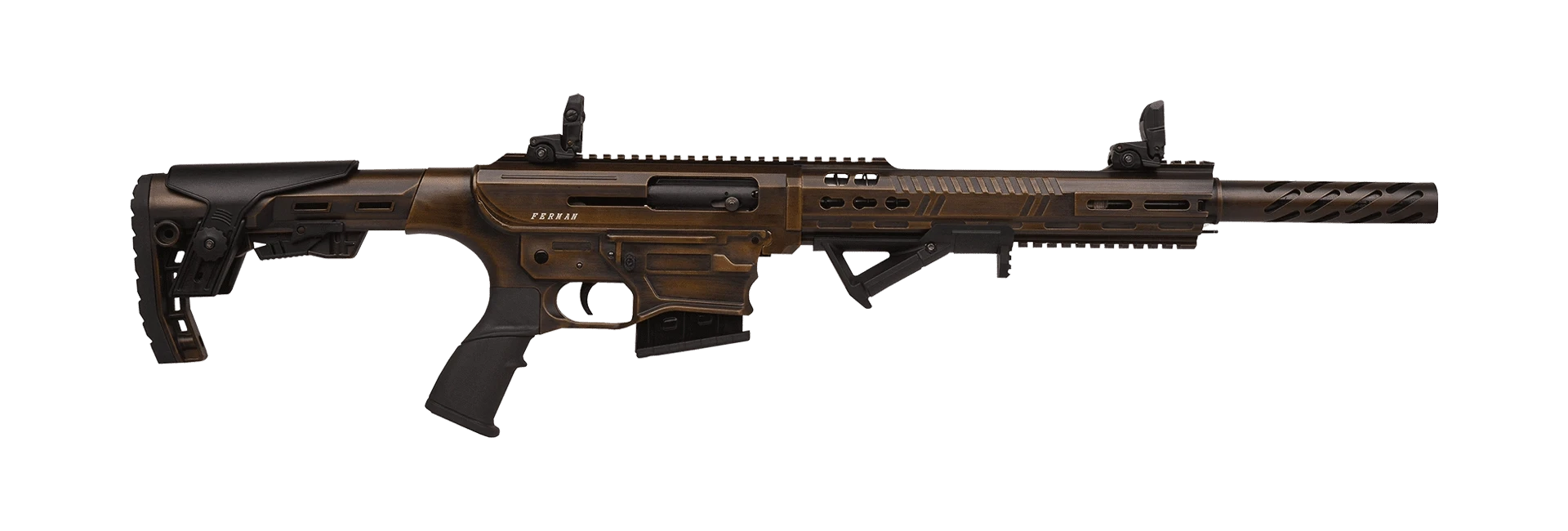 Ferman FX7 TTS-001 Şarjörlü Yarı Otomatik Av Tüfeği (12 Kalibre - Gazlı Sistem - Taktik Haki)