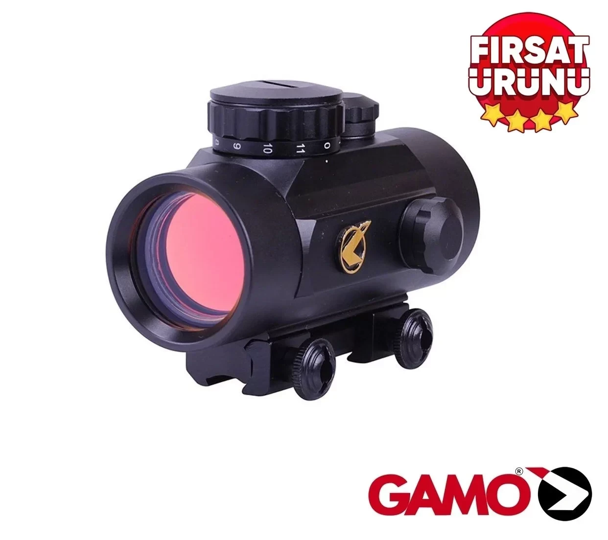 Gamo Quick Shot 30mm Red-Dot Nişangah (11 mm Kırlangıç Ray Uyumlu - 11 Kademe Parlaklık)