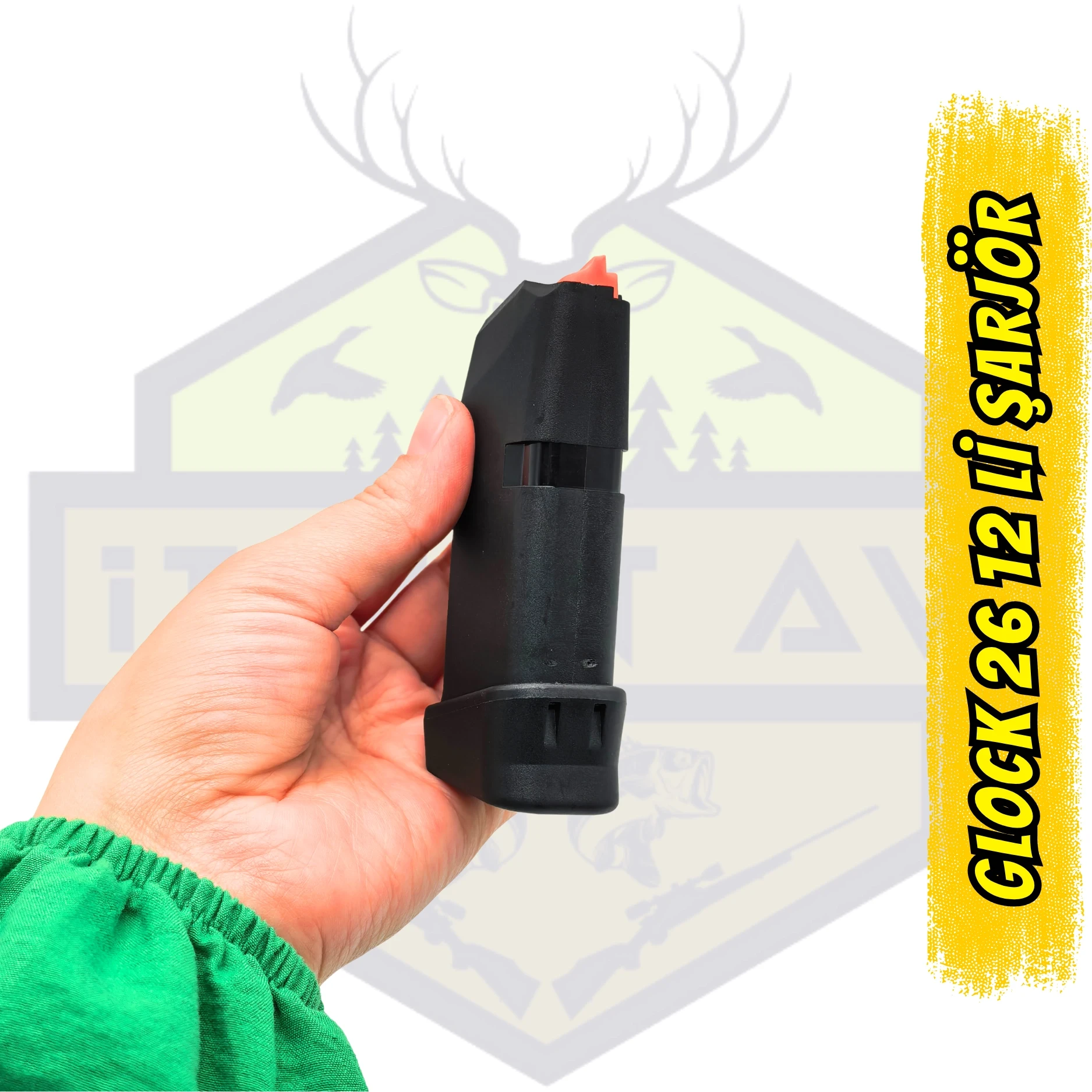 Glock 26 Uyumluluk 12li Şarjör