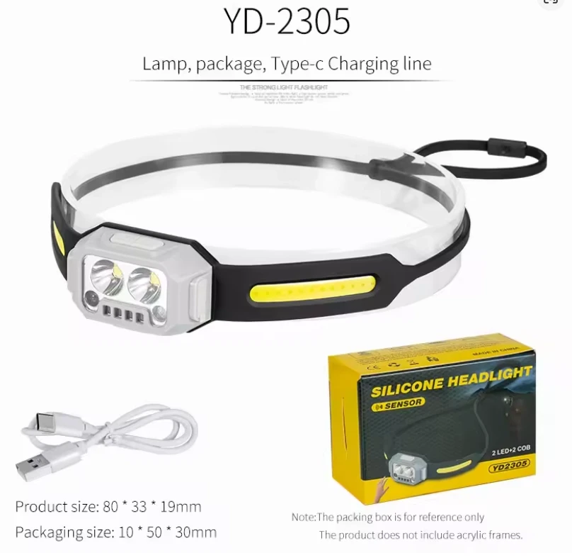 Gold Orion YD2305 Şarjlı LED Kafa Lambası / Kafa Feneri