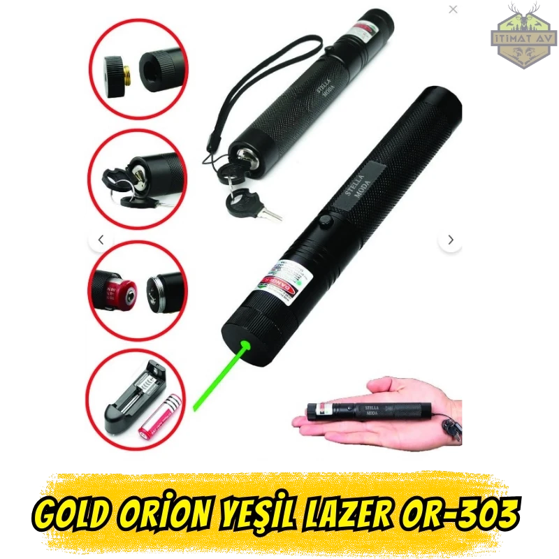 Gold Orion OR-303 Yeşil Lazer Pointer