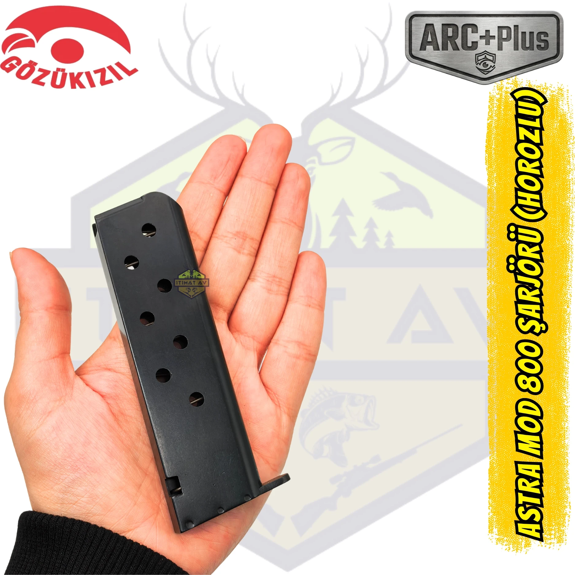 Gözükızıl Astra 800 Condor (Horozlu Astra / Büyük Astra) 9mm Şarjör