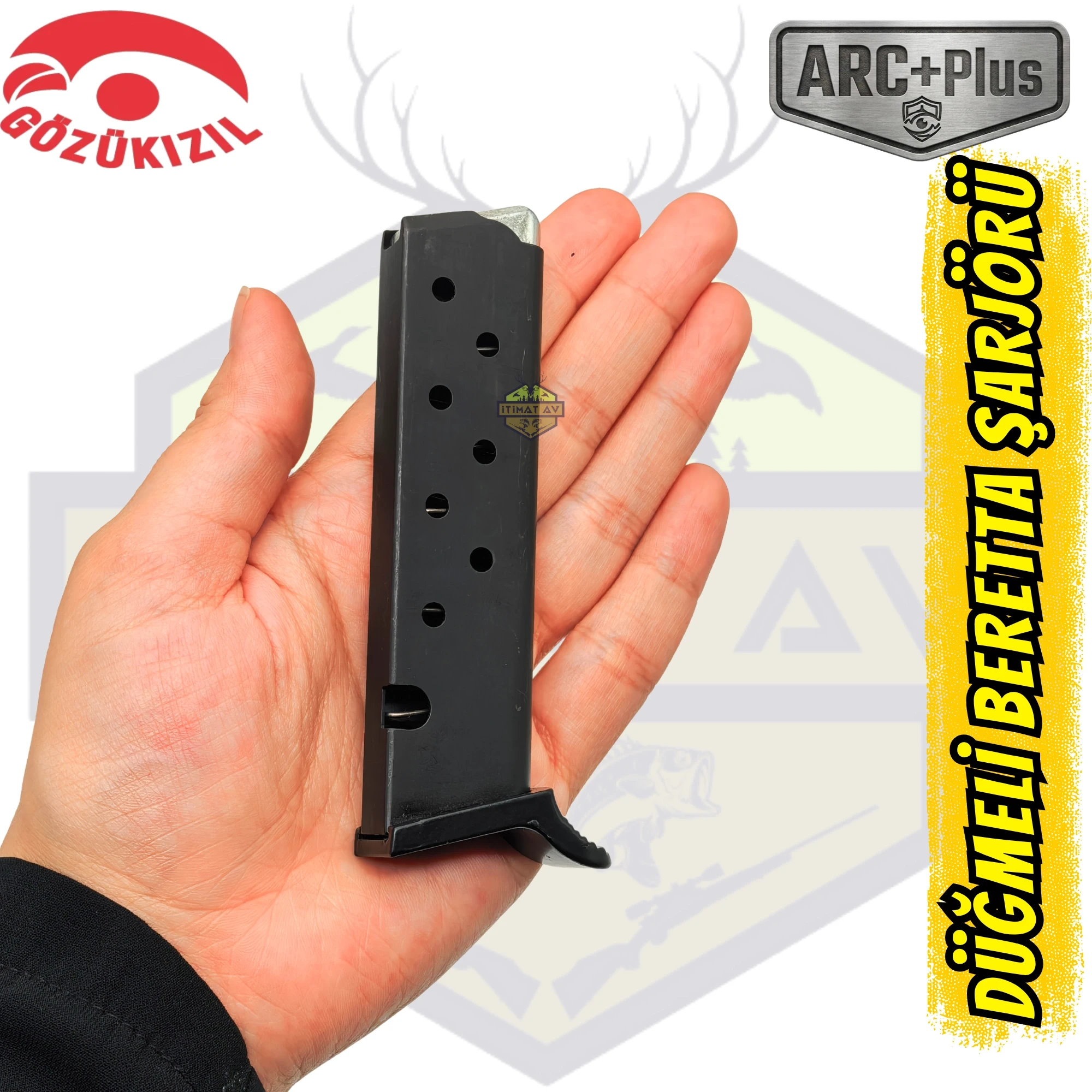 Gözükızıl Beretta Mod 70 (Düğmeli Beretta) 7.65mm Şarjör