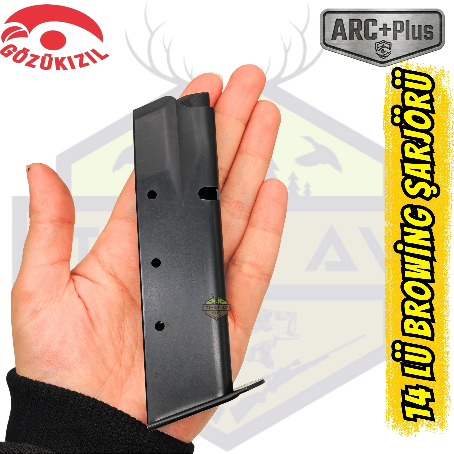 Gözükızıl Browning HP (14lü Browning) Şarjörü