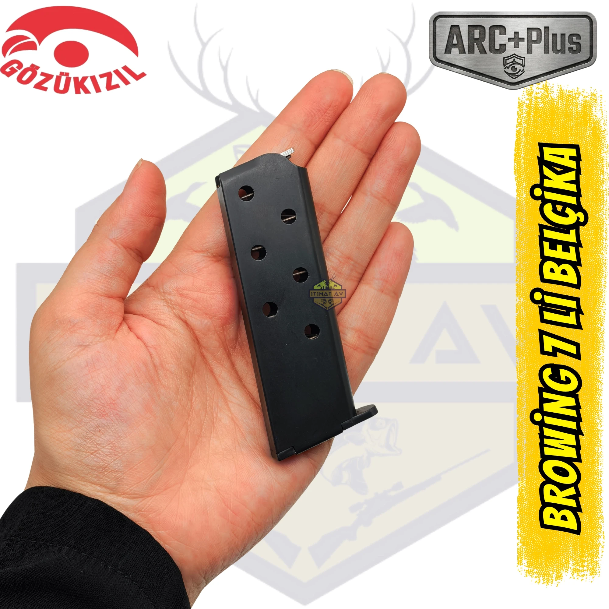 Gözükızıl Browning Mod 1910 (Kısa Belçika) 7.65mm Şarjör (Yeni Nesil Seri)