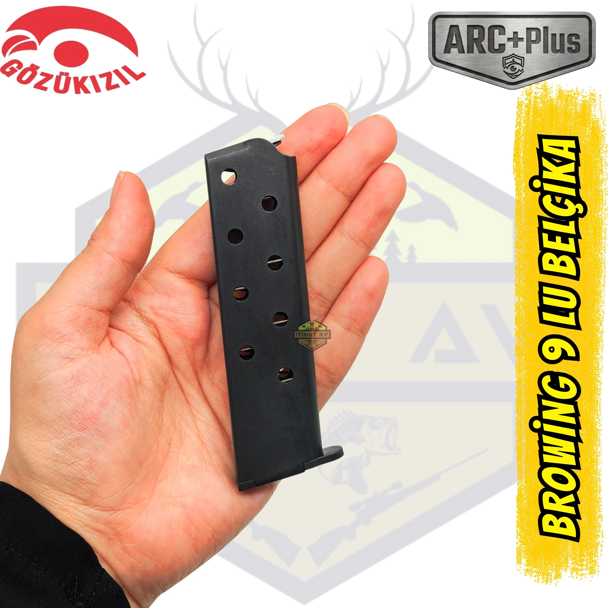 Gözükızıl Browning Mod 1922 (Uzun Belçika) 7.65mm Şarjör (Yeni Nesil Seri)