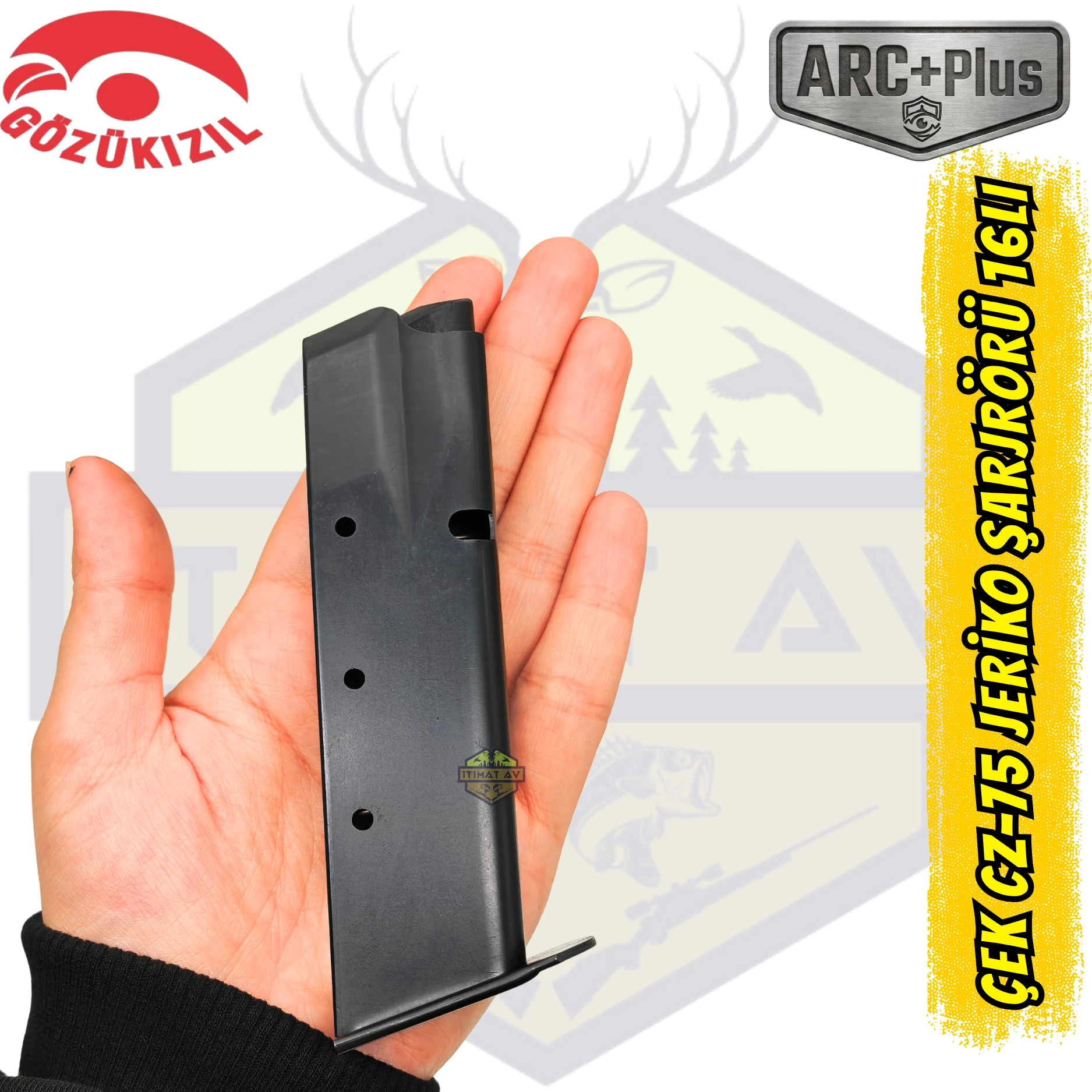 Gözükızıl CZ 75 - Jericho 941 (16lı Çek) 9mm Şarjör