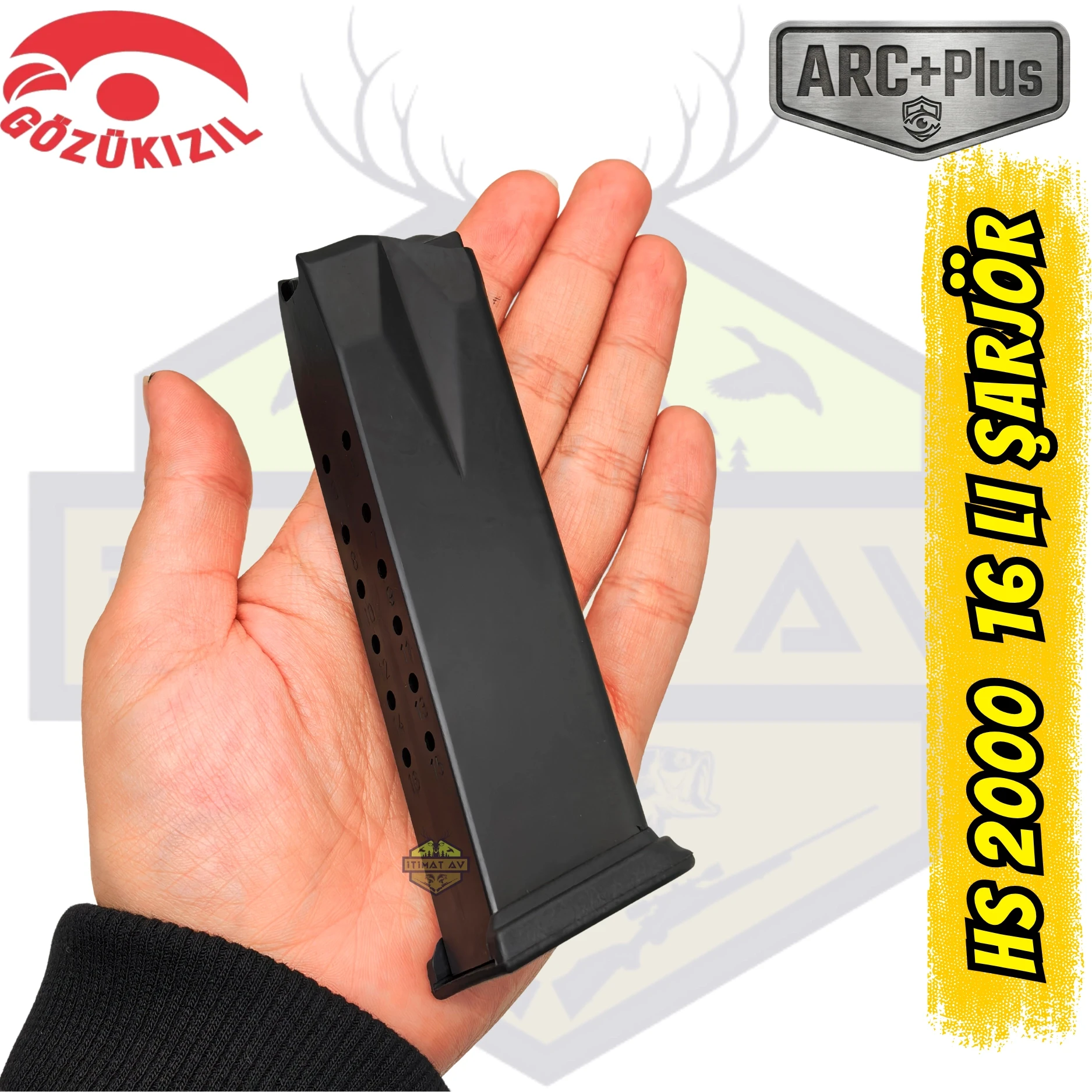 Gözükızıl HS 2000 (HS-9 / Springfield XD ) 9mm 16lı Şarjör