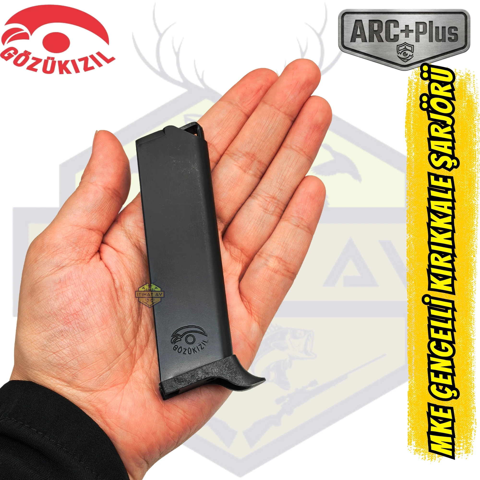 Gözükızıl MKE Kırıkkale 7.65mm Çengelli Şarjör (Yeni Nesil Seri)