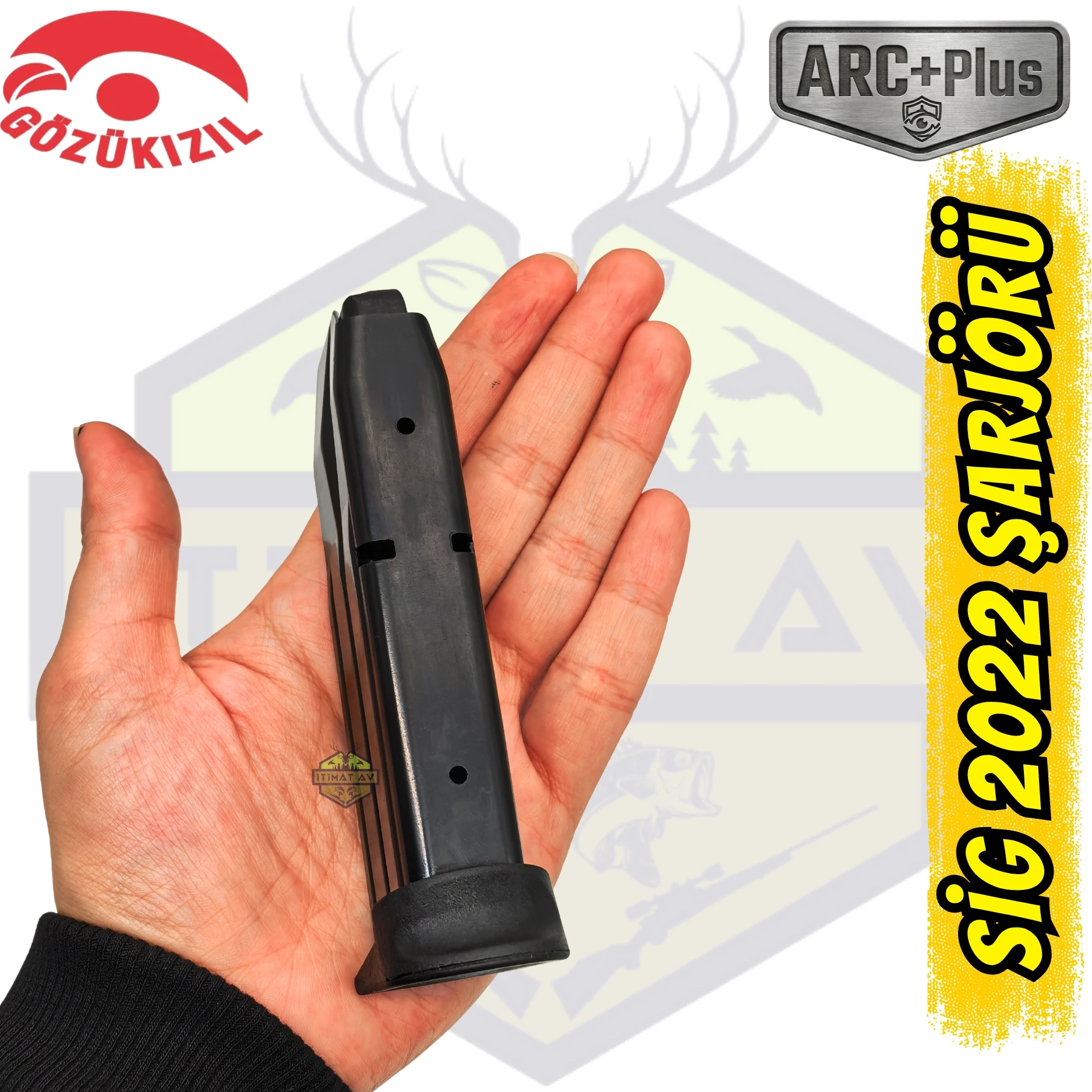 Gözükızıl Sig Sauer SP 2022 (SIG Pro 2022) 9mm 15li Şarjör