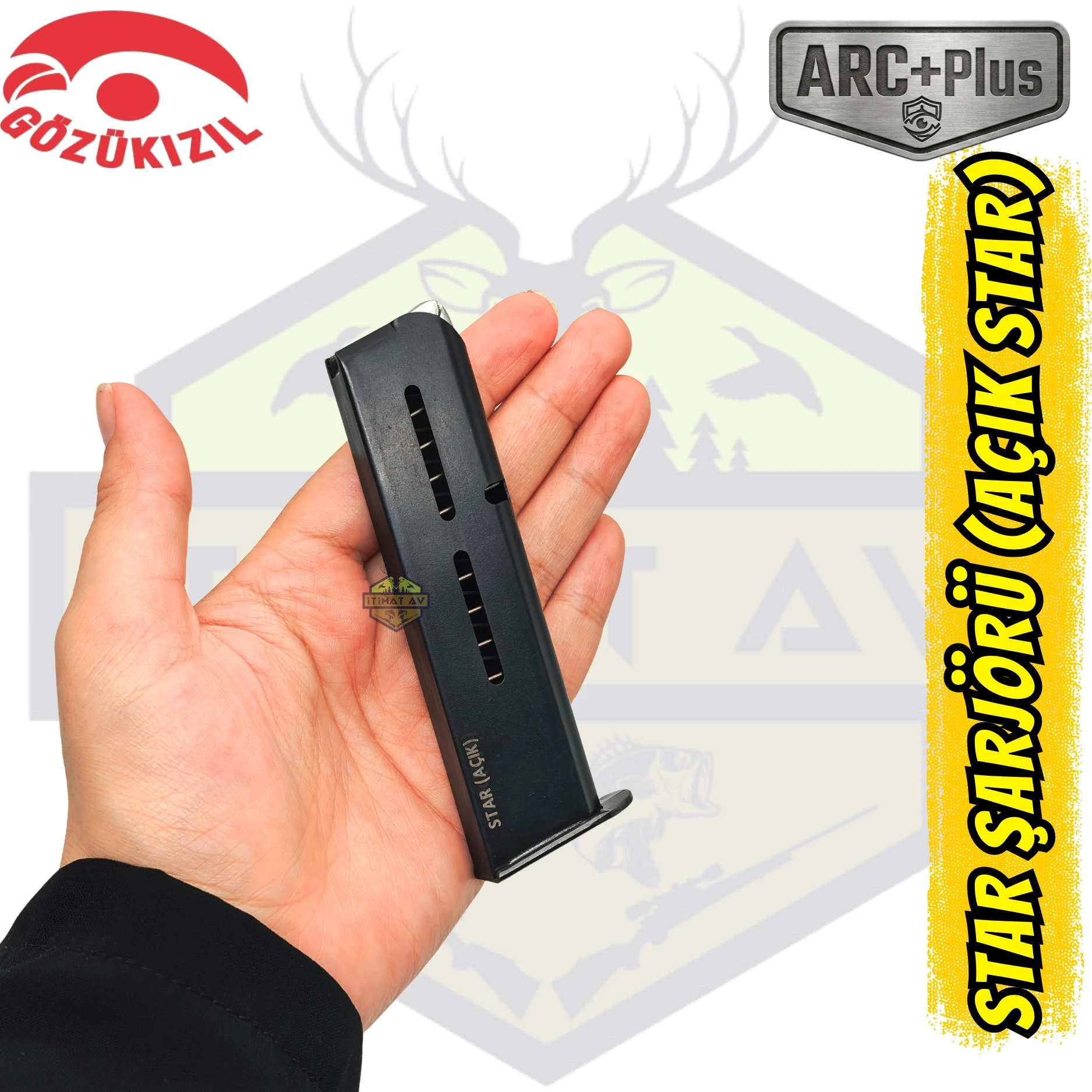 Gözükızıl Star (Açık Star) 7.65mm Şarjör (Yeni Nesil Seri)
