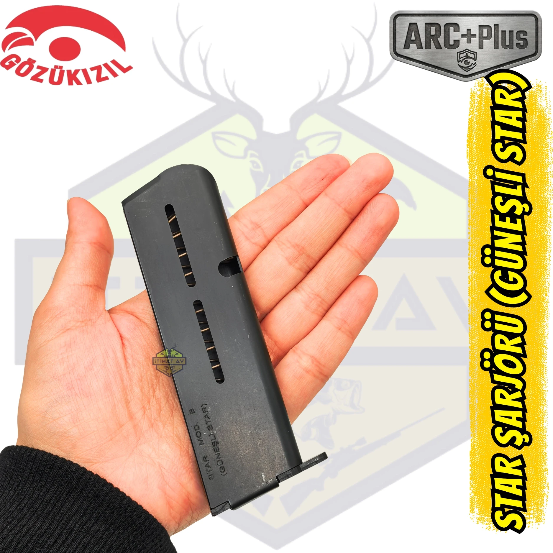 Gözükızıl Süper Star Mod. M (Güneşli Star) 9mm Şarjör (Yeni Nesil Seri)