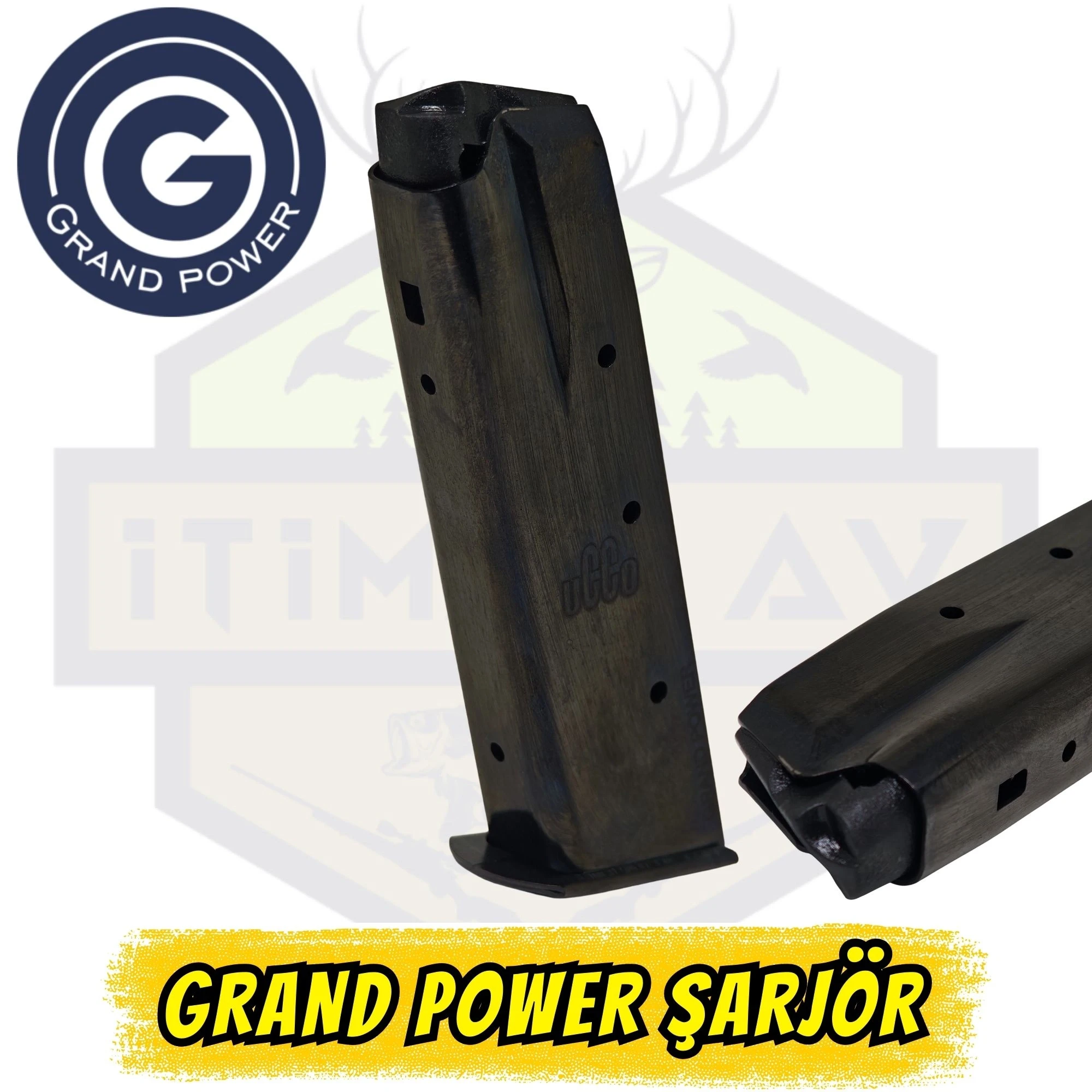 Grand Power Tabanca Şarjörü (Ölçüler: 120 mm x 32 mm)
