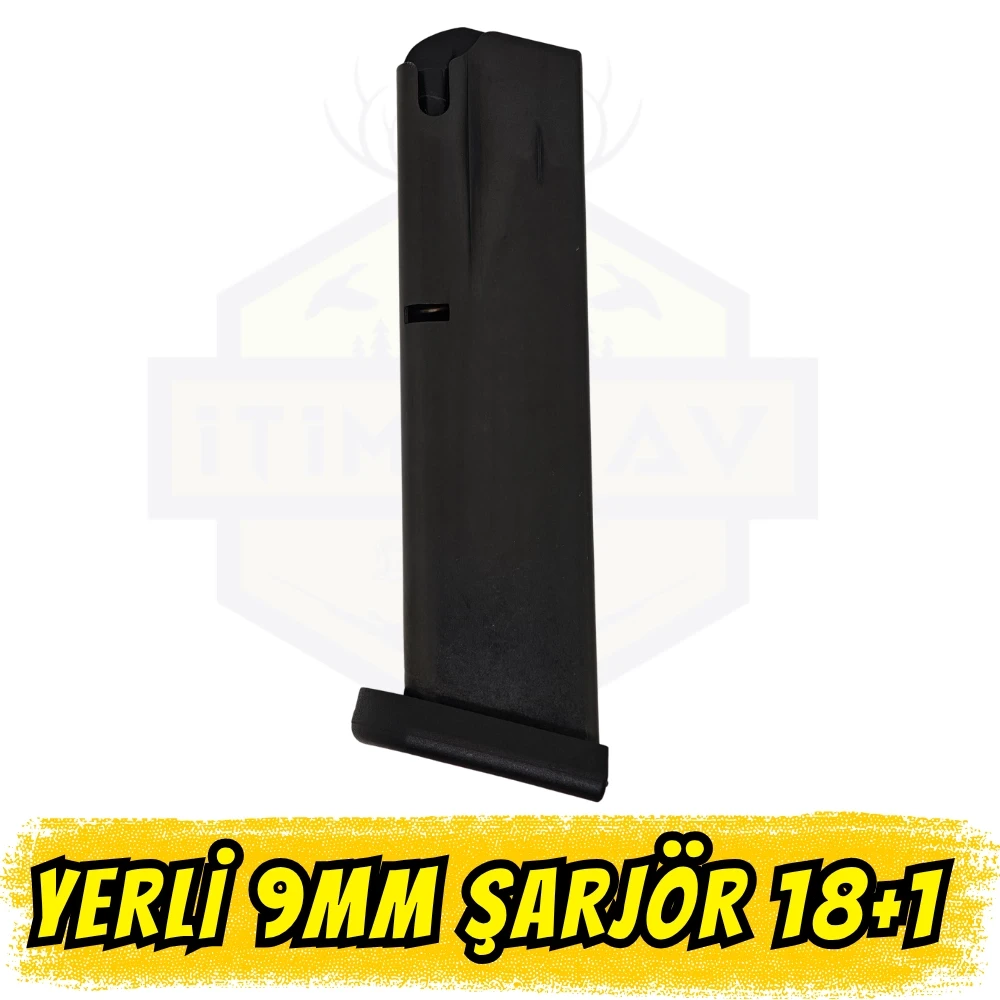 A Kalite Yerli Üretim 9mm 18+1 Yüksek Kapasiteli Tabanca Şarjörü