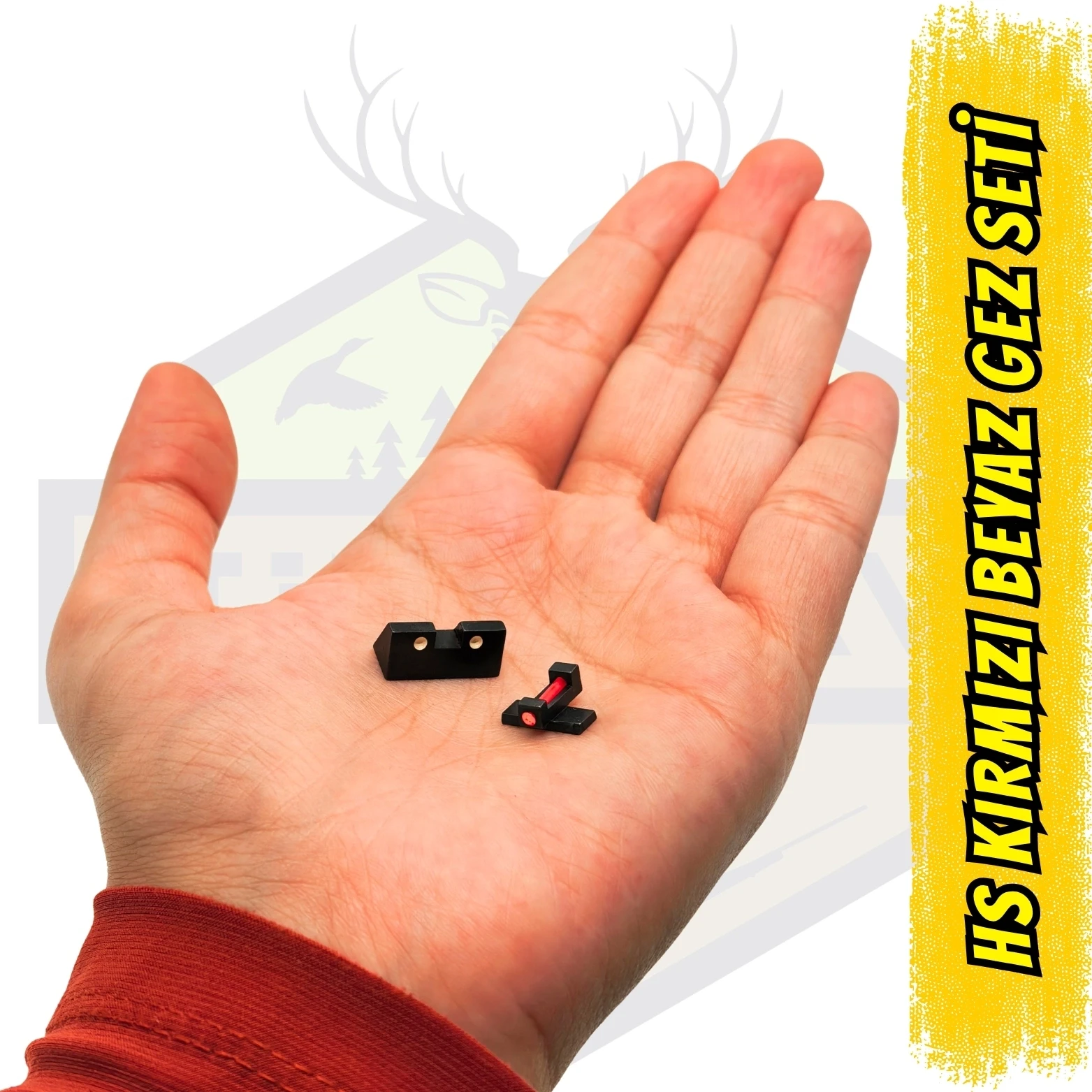 HS XD-9 Mod.2 Uyumlu Beyaz Noktalı Gez ve Kırmızı Noktalı Arpacık Nişangah Seti