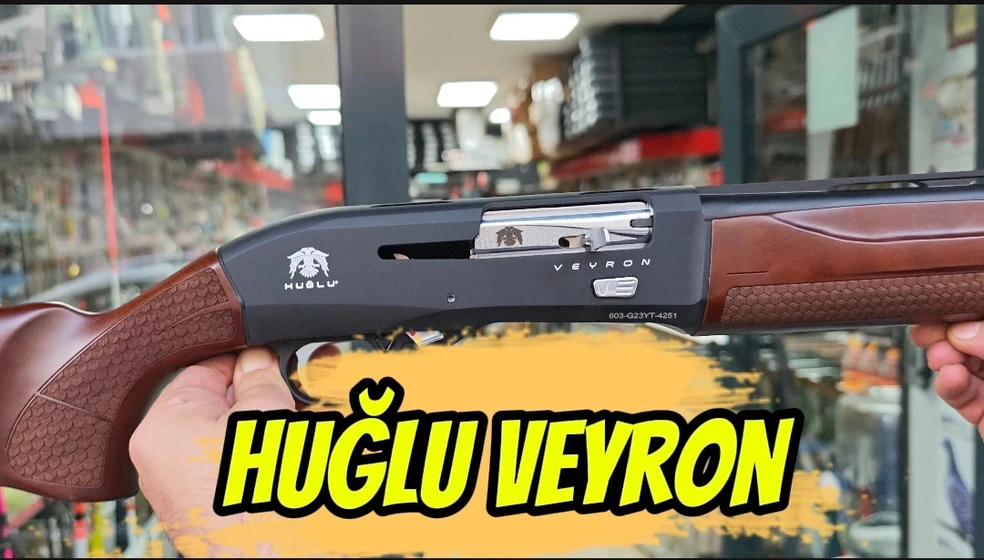 Huğlu Veyron Yarı Otomatik Av Tüfeği (12 GA - Ex-Bore Namlu - Önden İrca Yaylı Gazlı Sistem - Türk Cevizi)