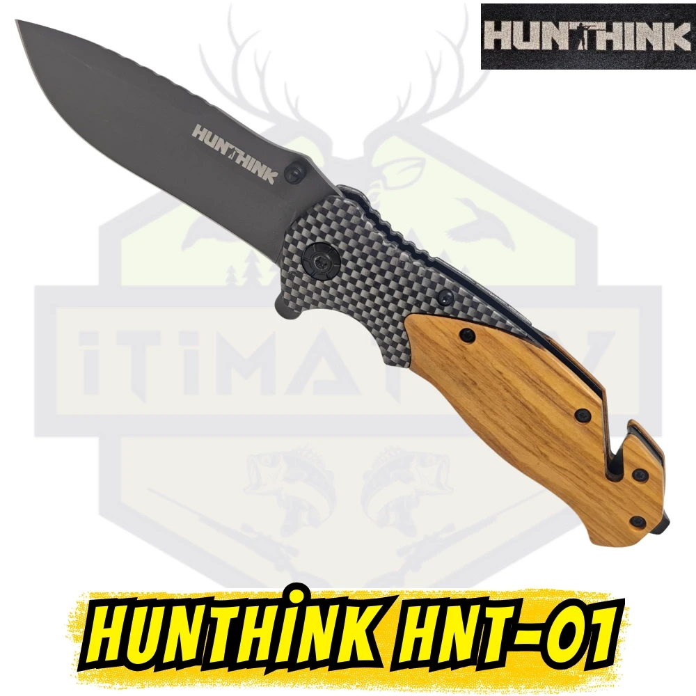 Hunthink HNT01 Ucuz Ekonomik Çakı - Açık 20.5 cm Kapalı 12 cm En Uygun Fiyat