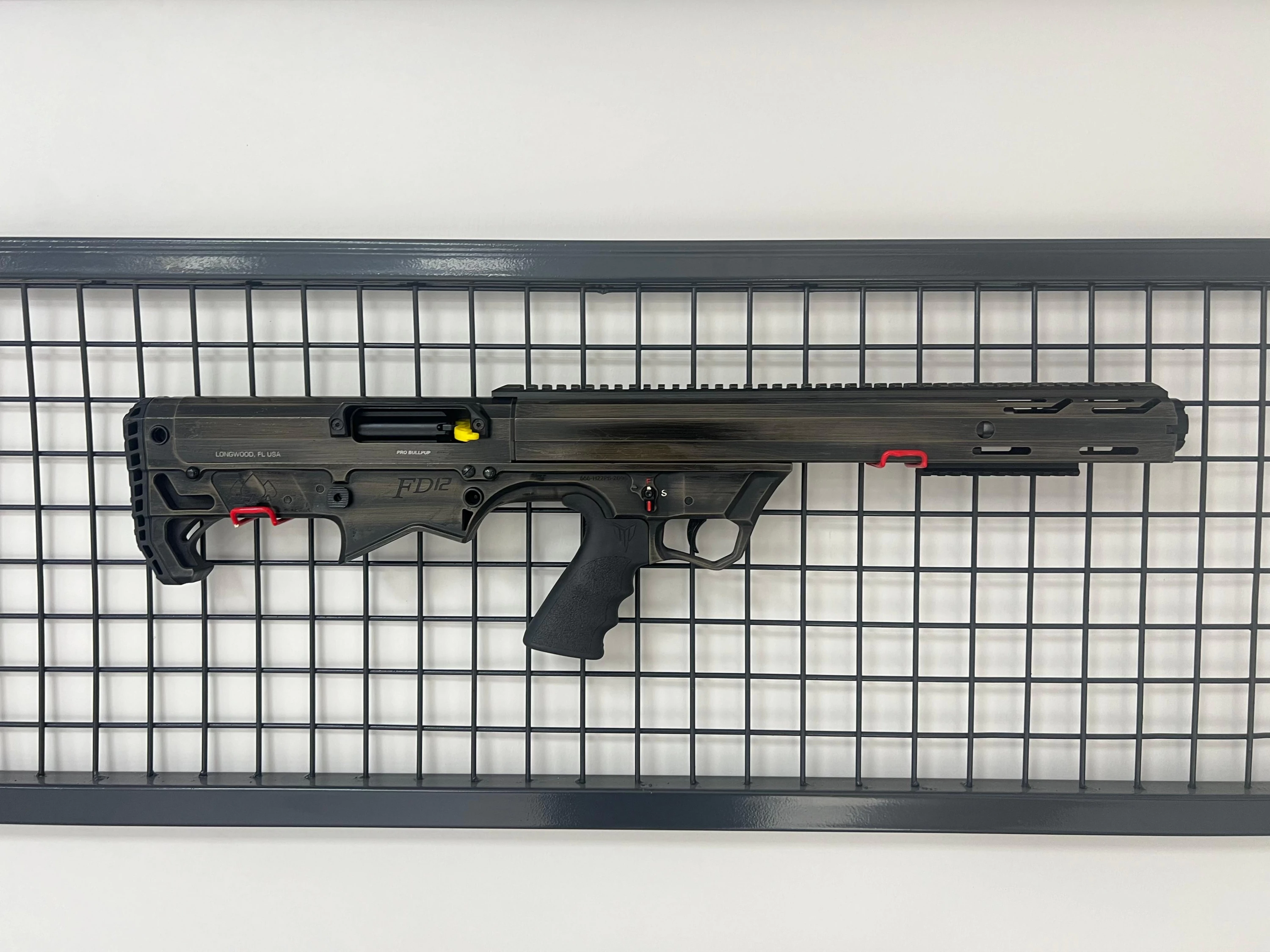 Kariyer FD-12 Bullpup Şarjörlü Pompalı Av Tüfeği - Toprak (12 GA - 47 cm Namlu)