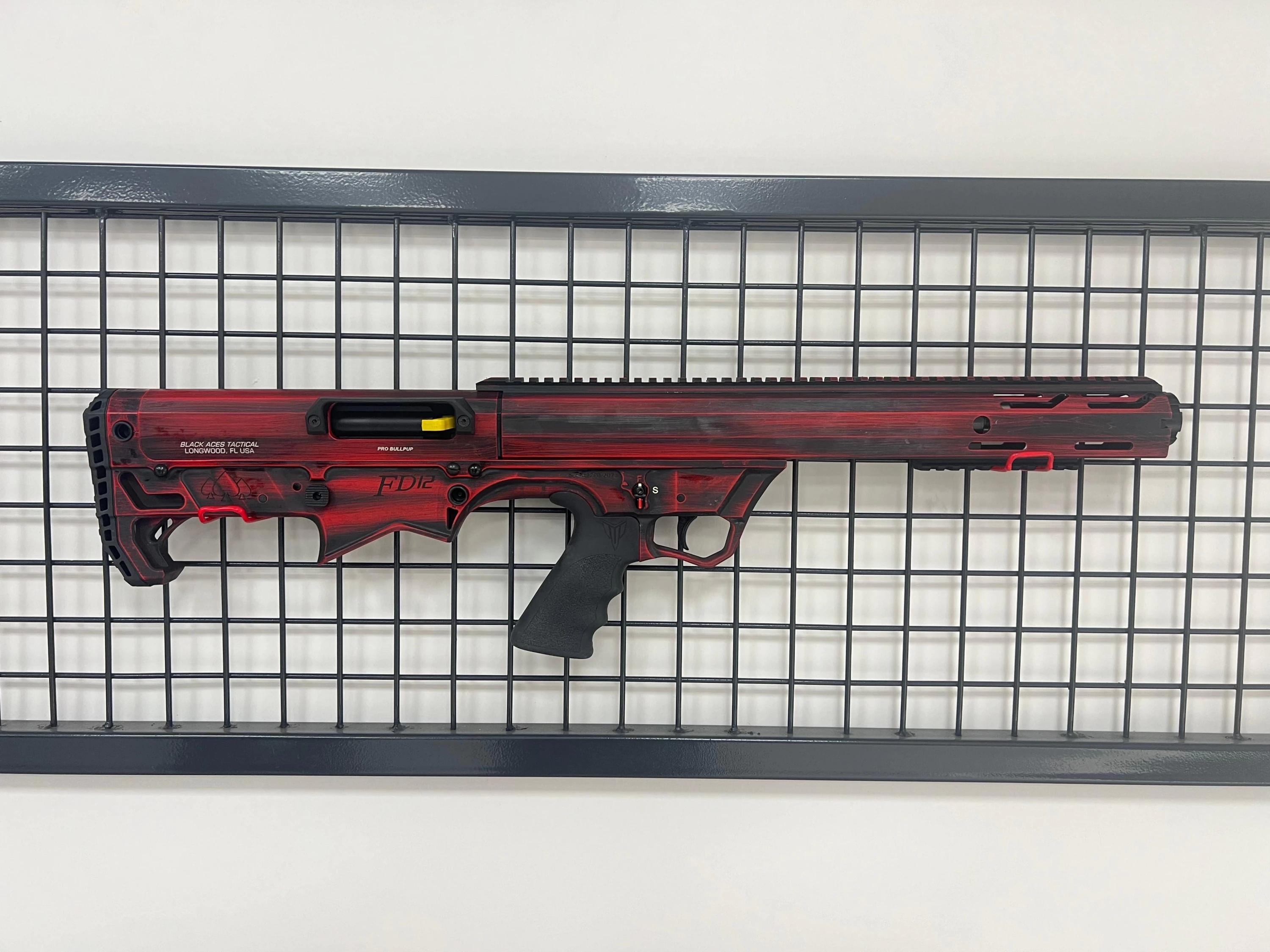 Kariyer FD-12 Bullpup Şarjörlü Pompalı Av Tüfeği - Kırmızı (12 GA)